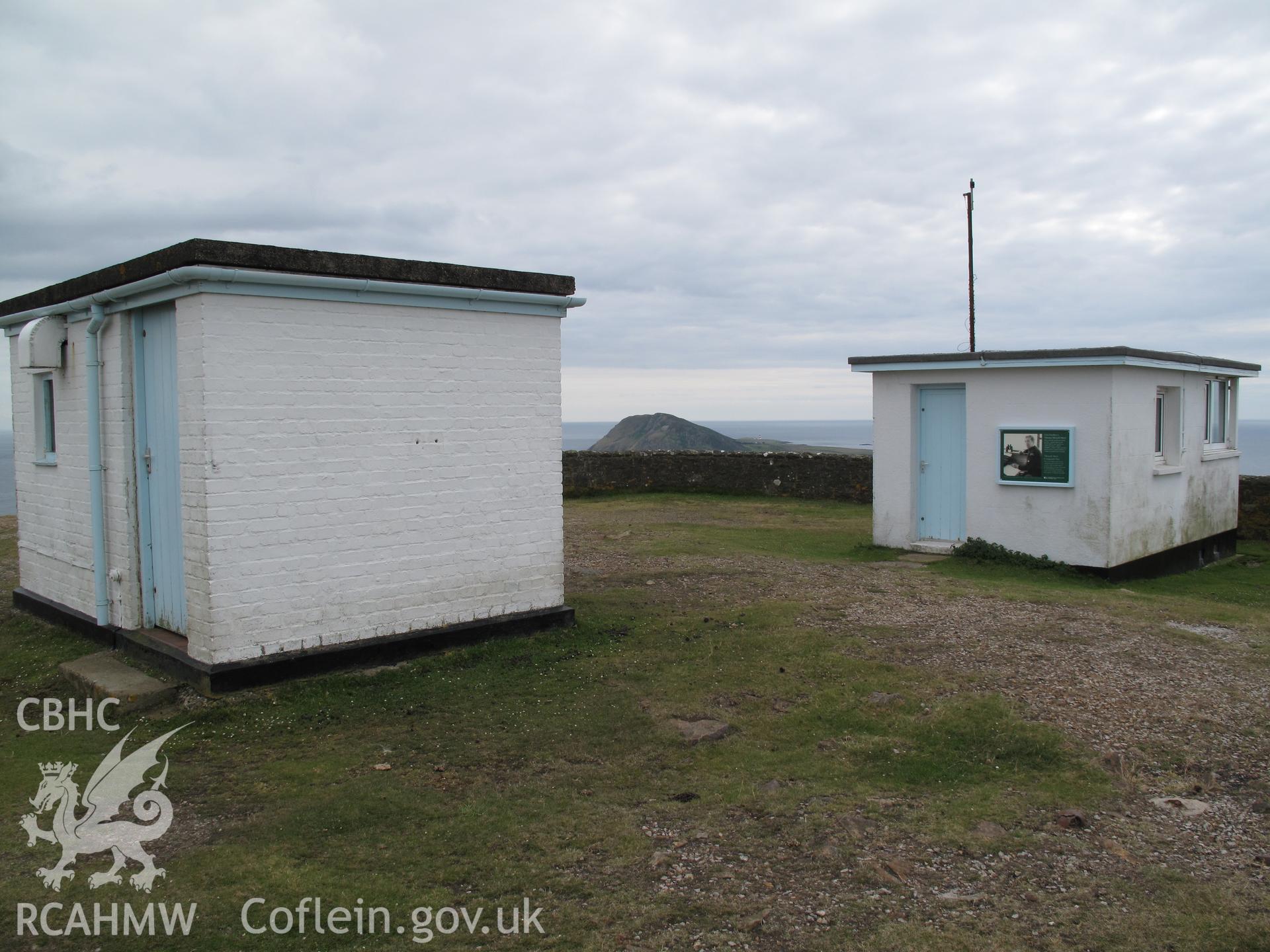 Coastguard lookout and generator house from the northeast.