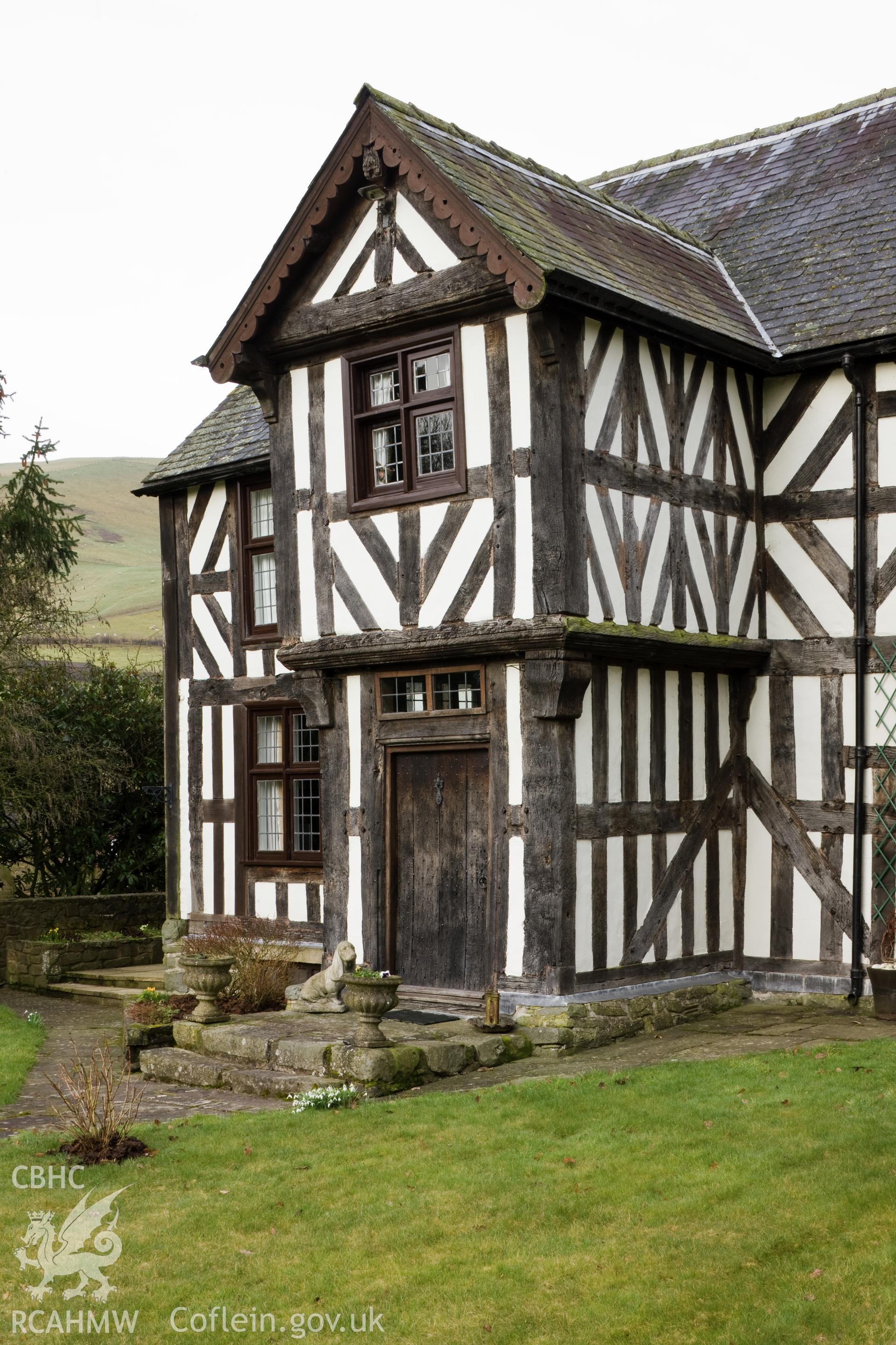 Entrance porch from the north.