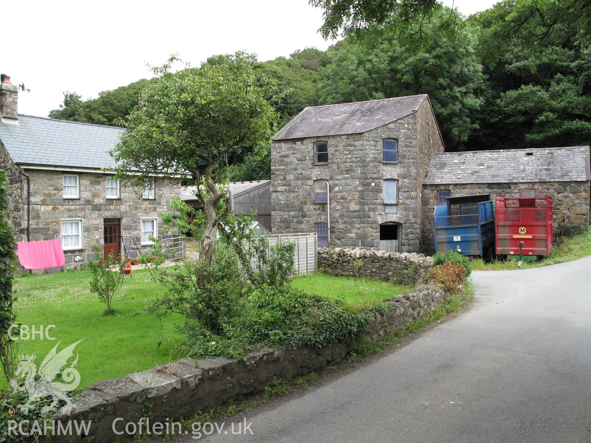 House and mill from the west.