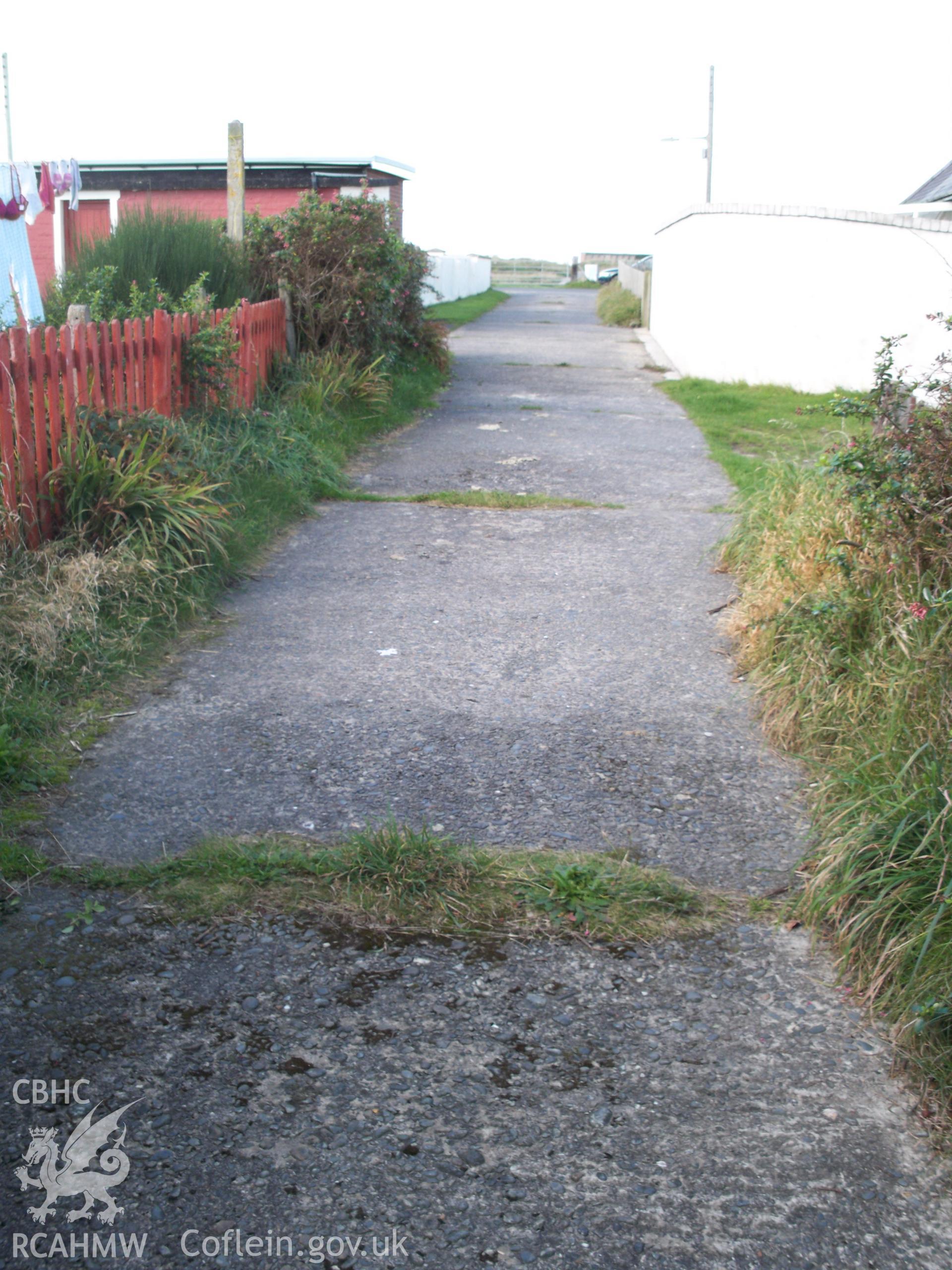 Access track looking west