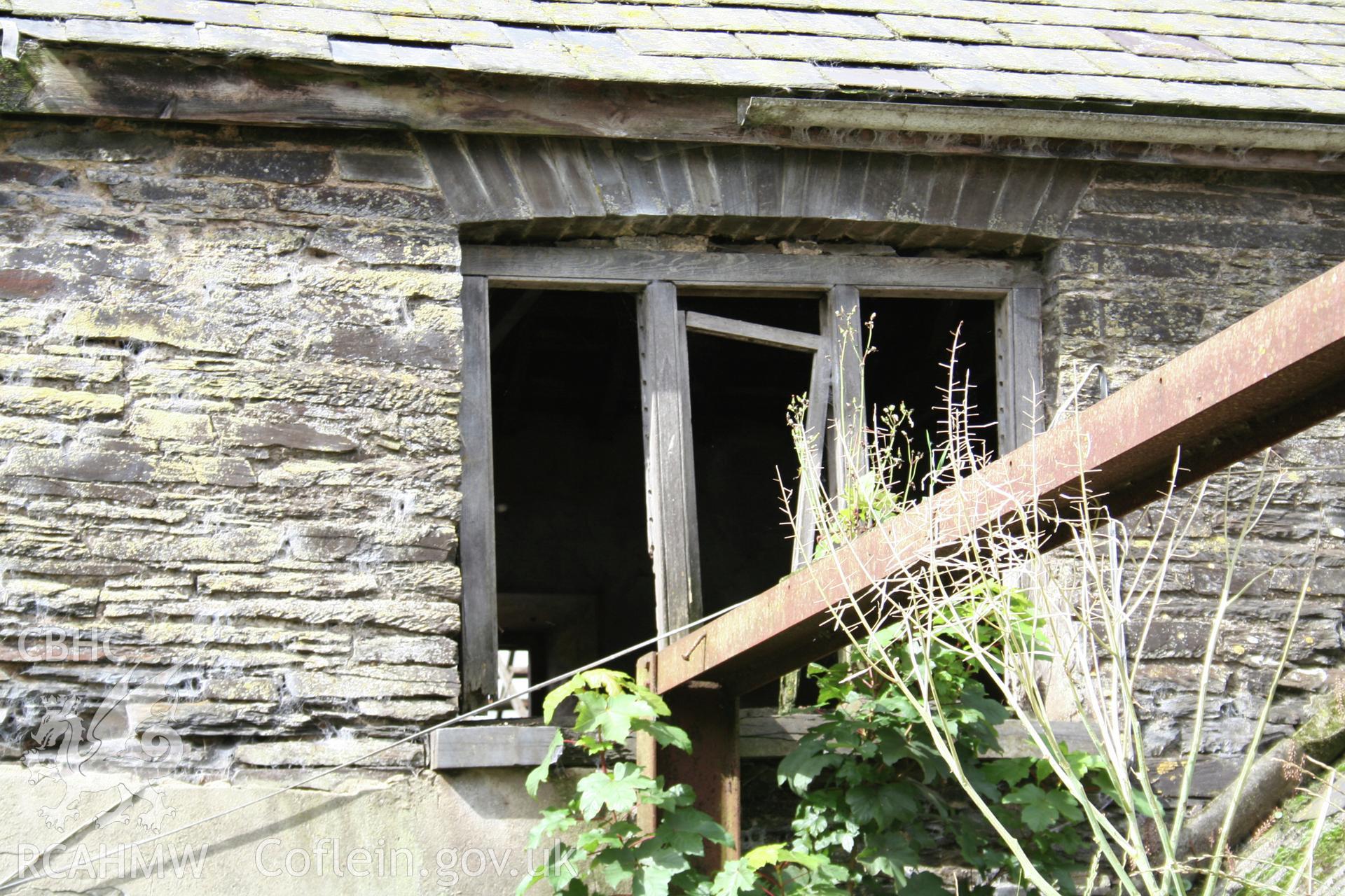 Cow-house east elevation, first-floor window.