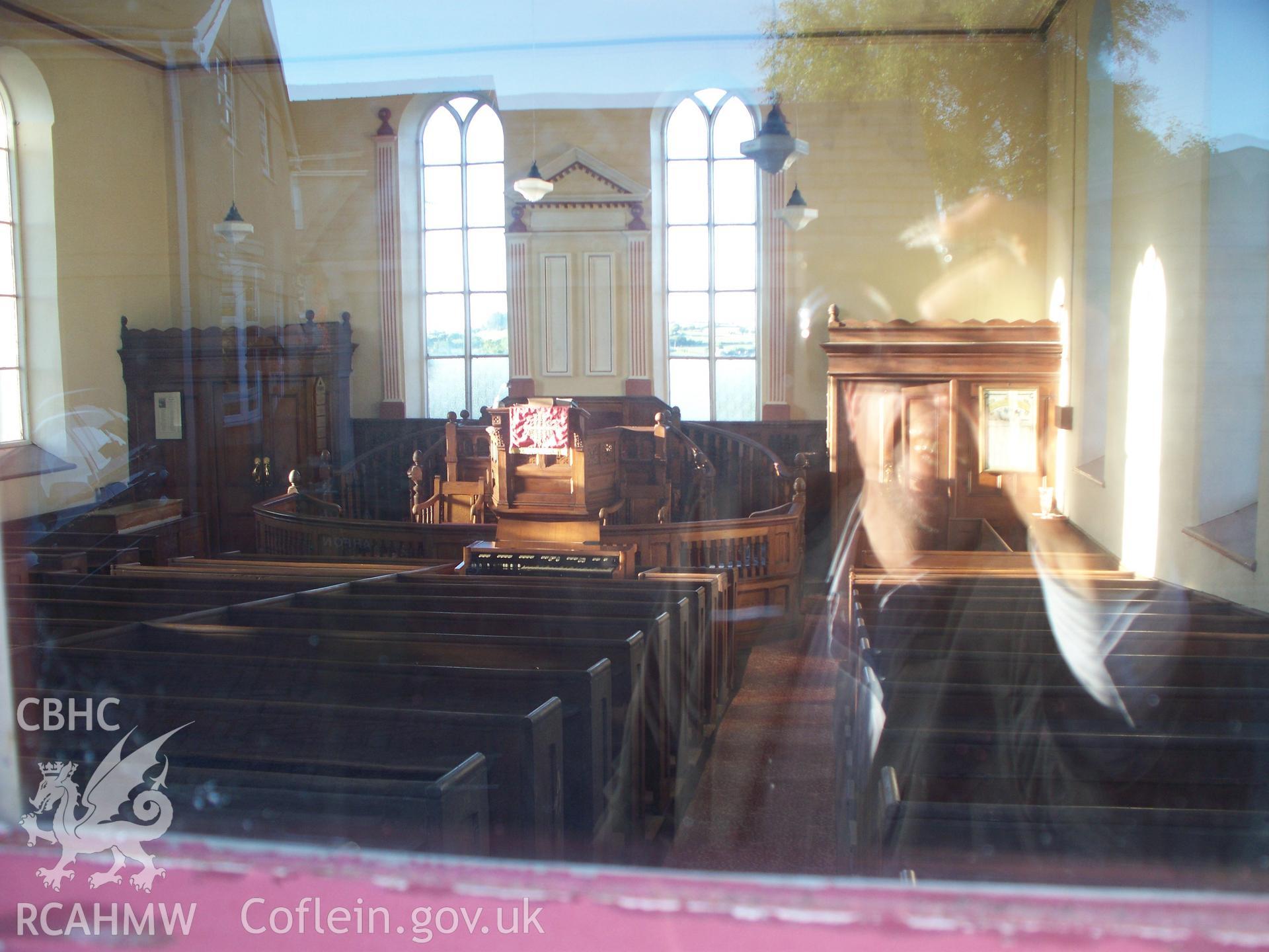 Interior view of chapel.