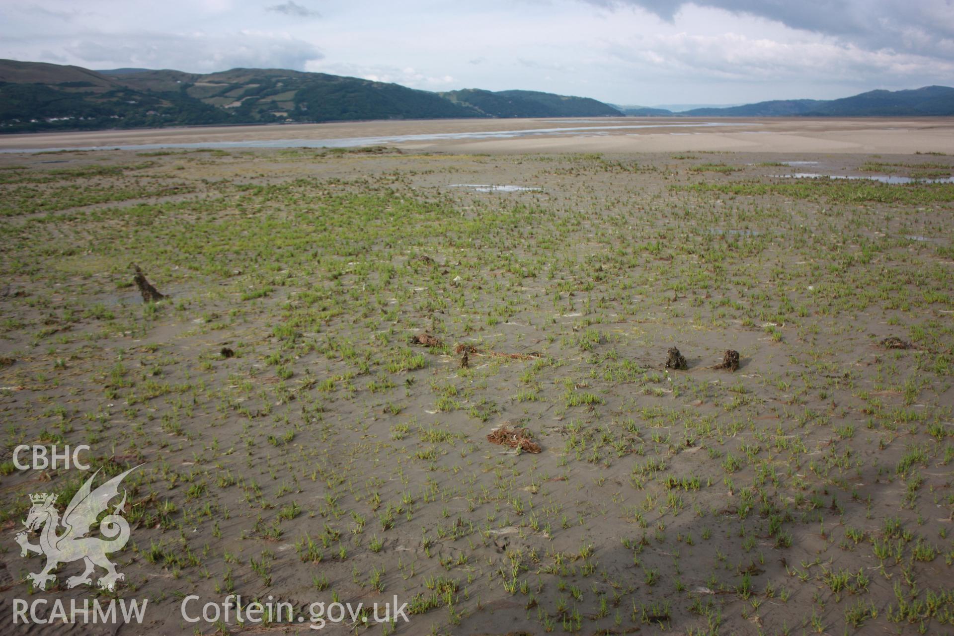 Tops of timber just visible above the sand suggest no destabilisation of the wreck since first visited in 2008.