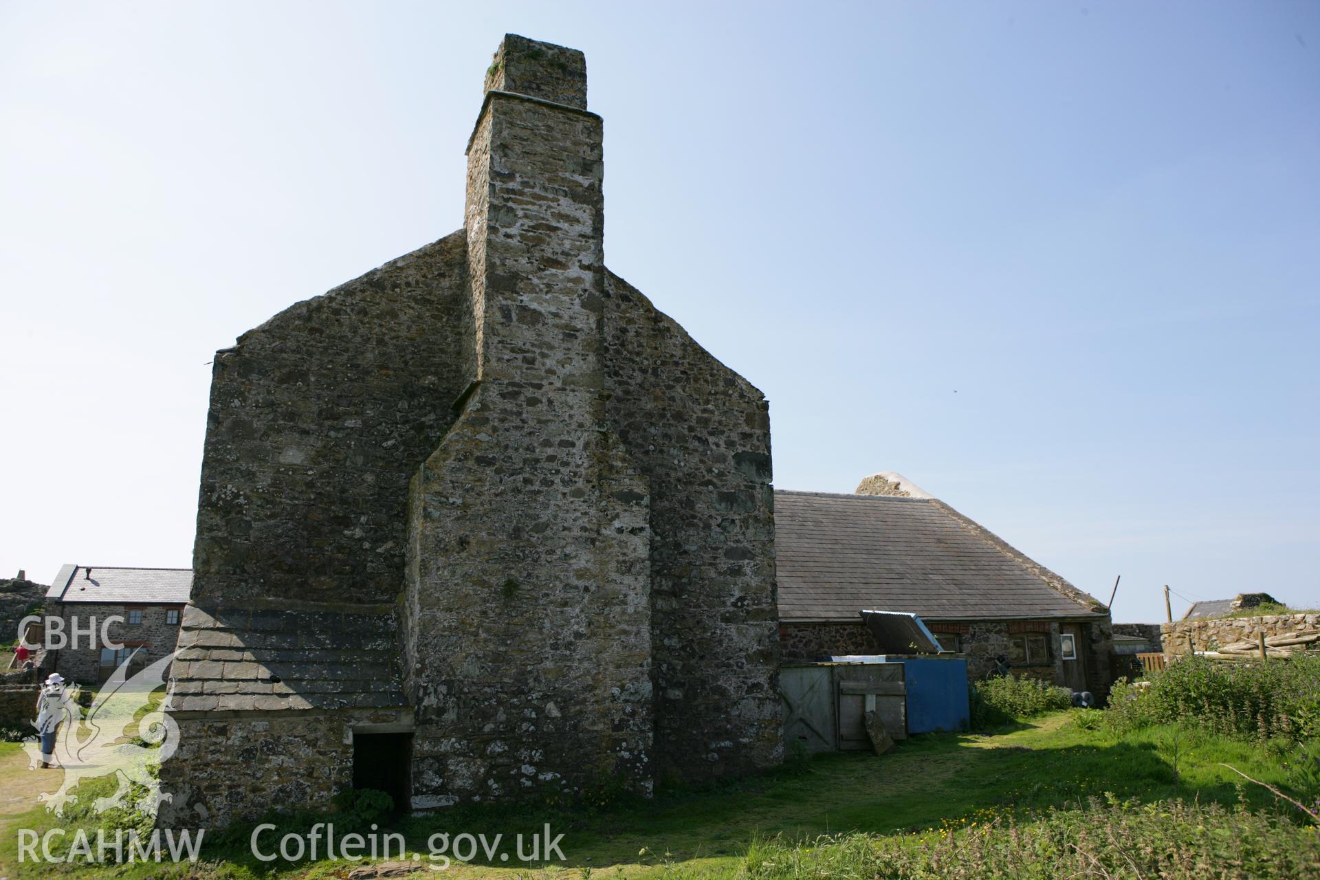 Skomer Island Farm, view of south courtyard range from north.