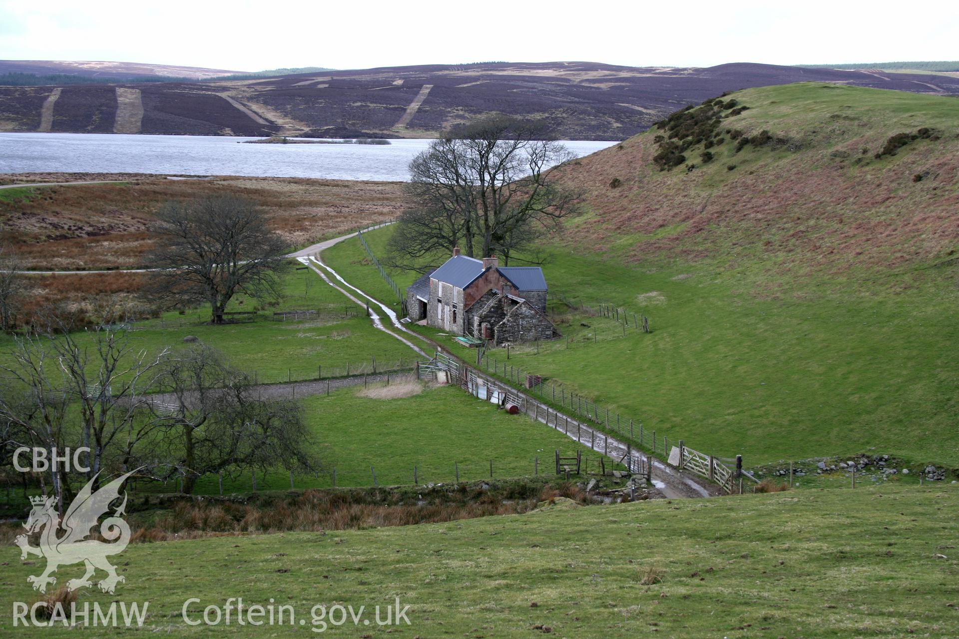 Hafoty Sion Llwyd.  General view of the farmstead taken from the southeast.