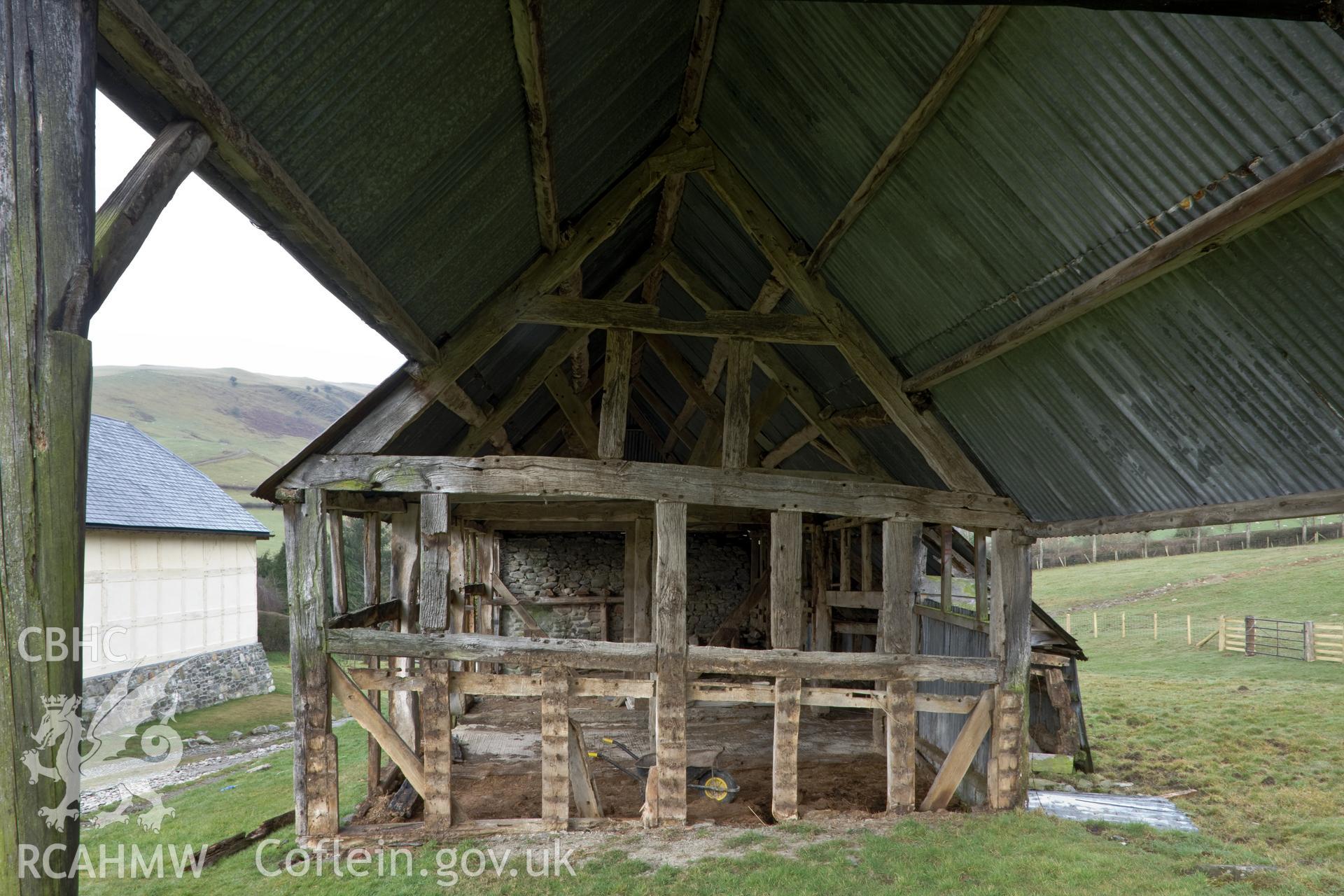 Barn, wood framing.