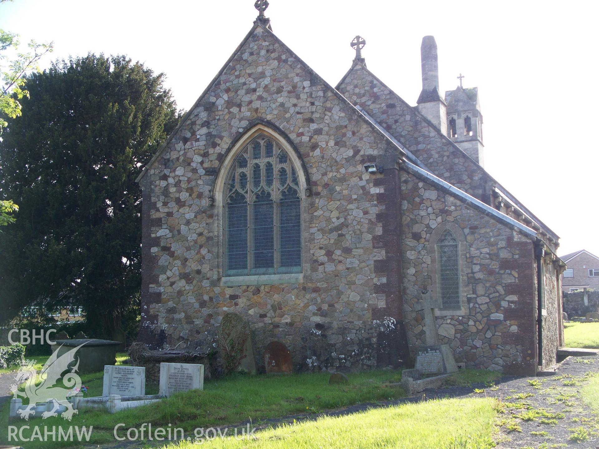 North east gable end.