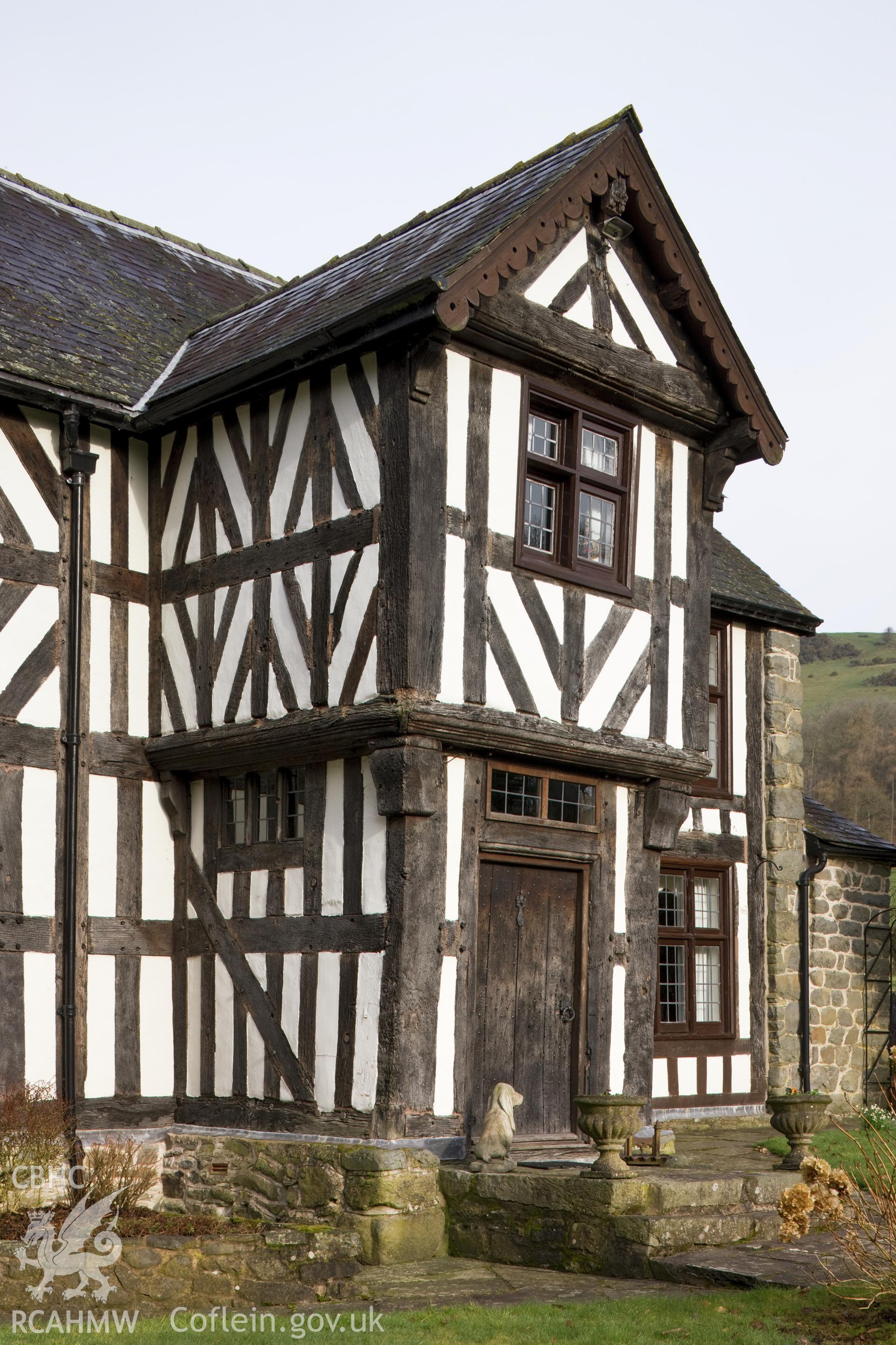 Entrance porch from the south.