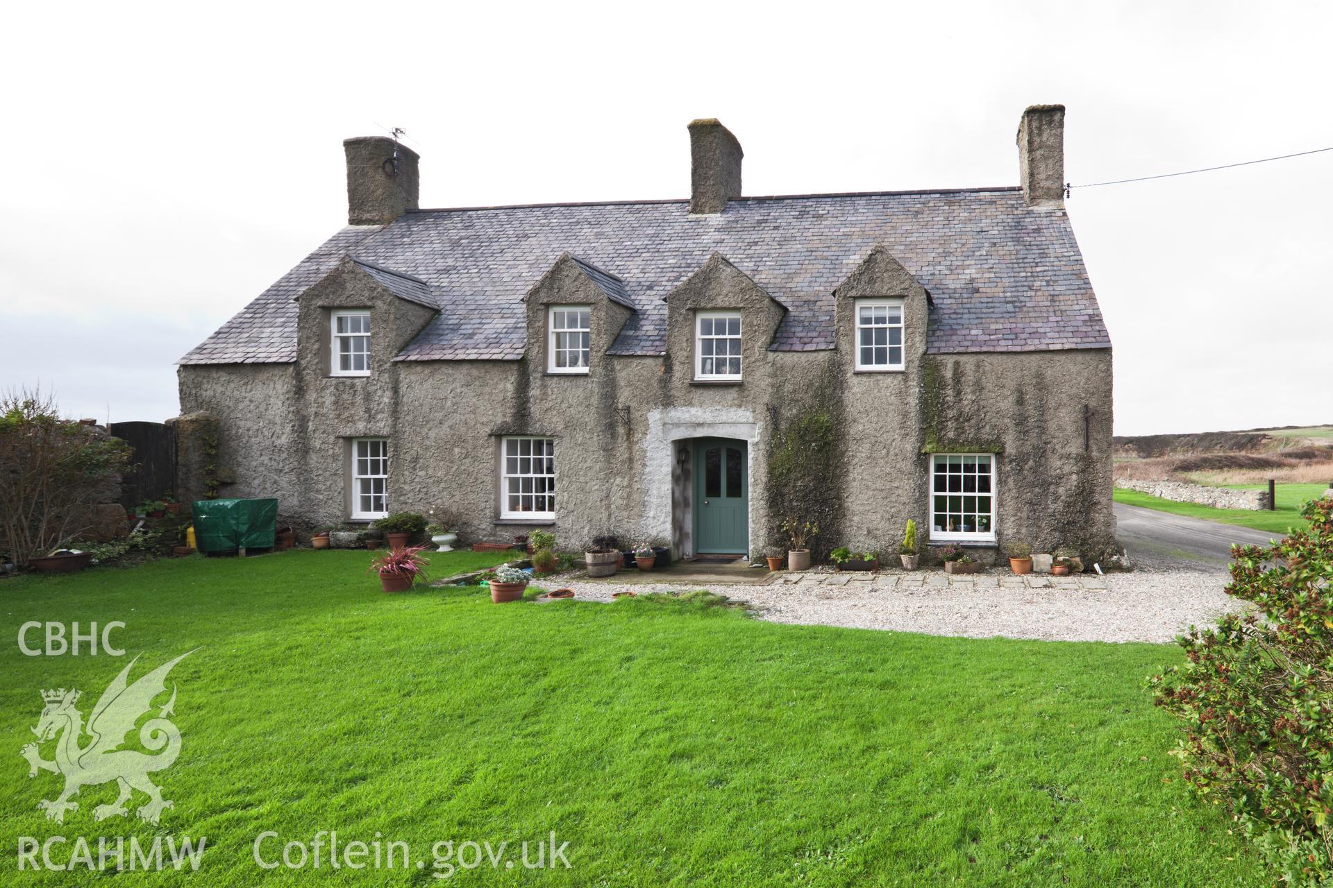 View from the east. Photograph of Trefadog taken by Iain Wright 18/11/2011