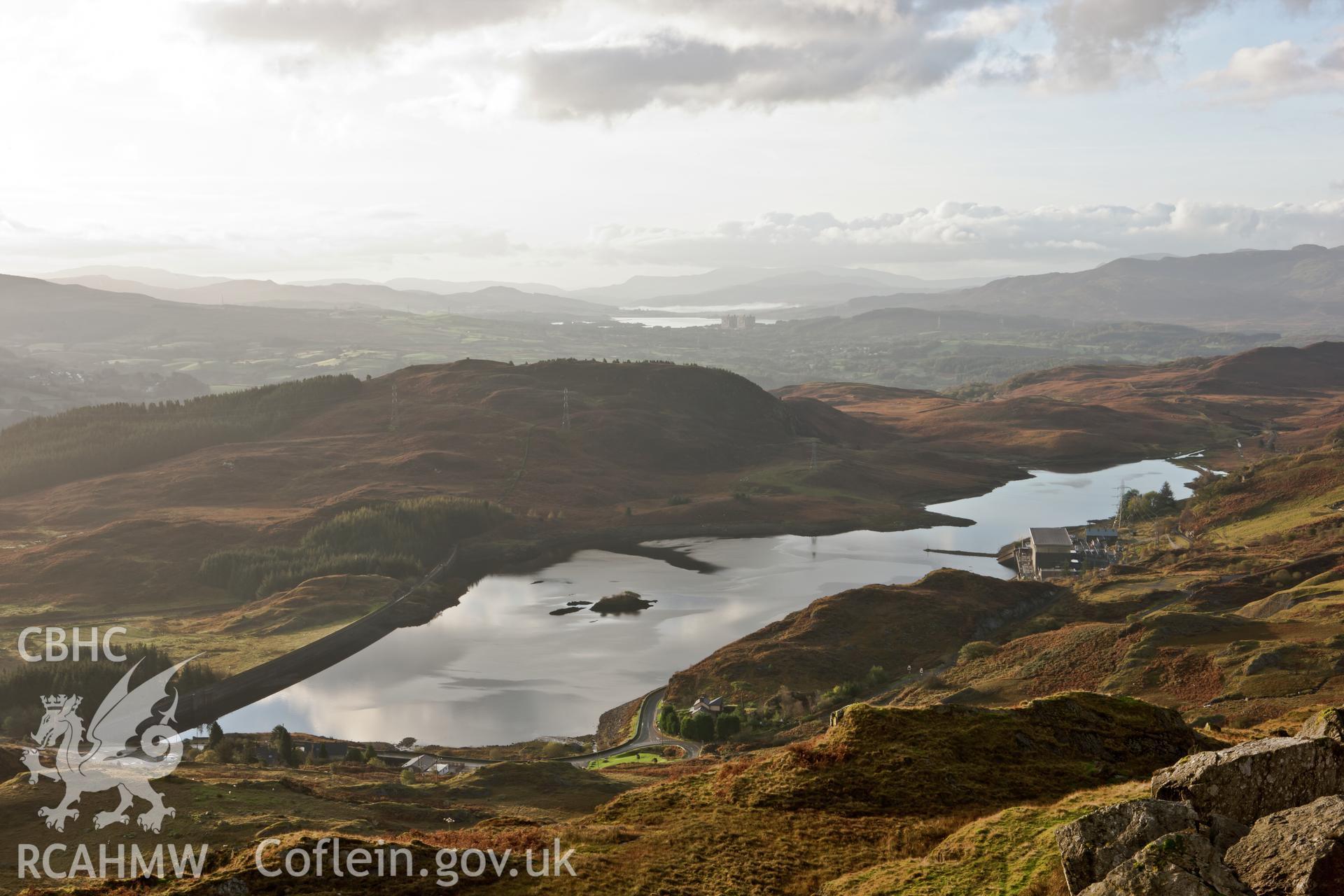 View from Craig yr Wrysgan, looking from the north.