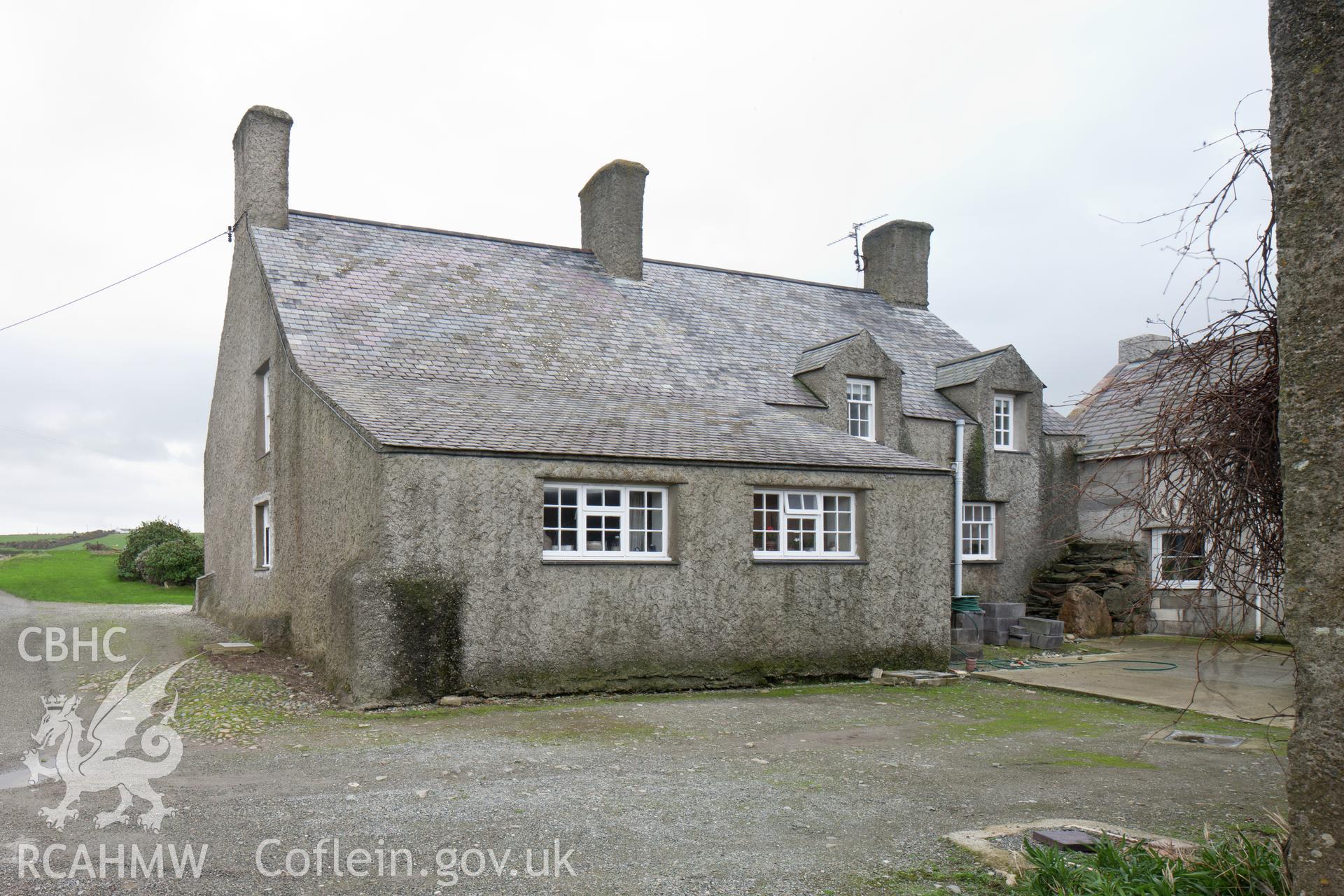 View from the west. Photograph of Trefadog taken by Iain Wright 18/11/2011