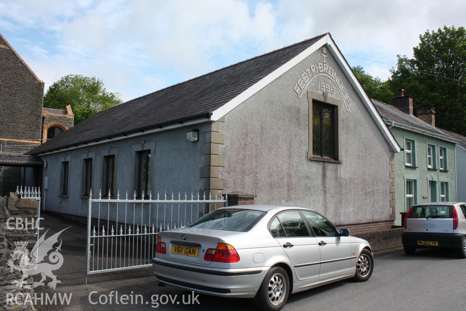 Brondeifi Unitarian Chapel, vestry viewed from the south-west.