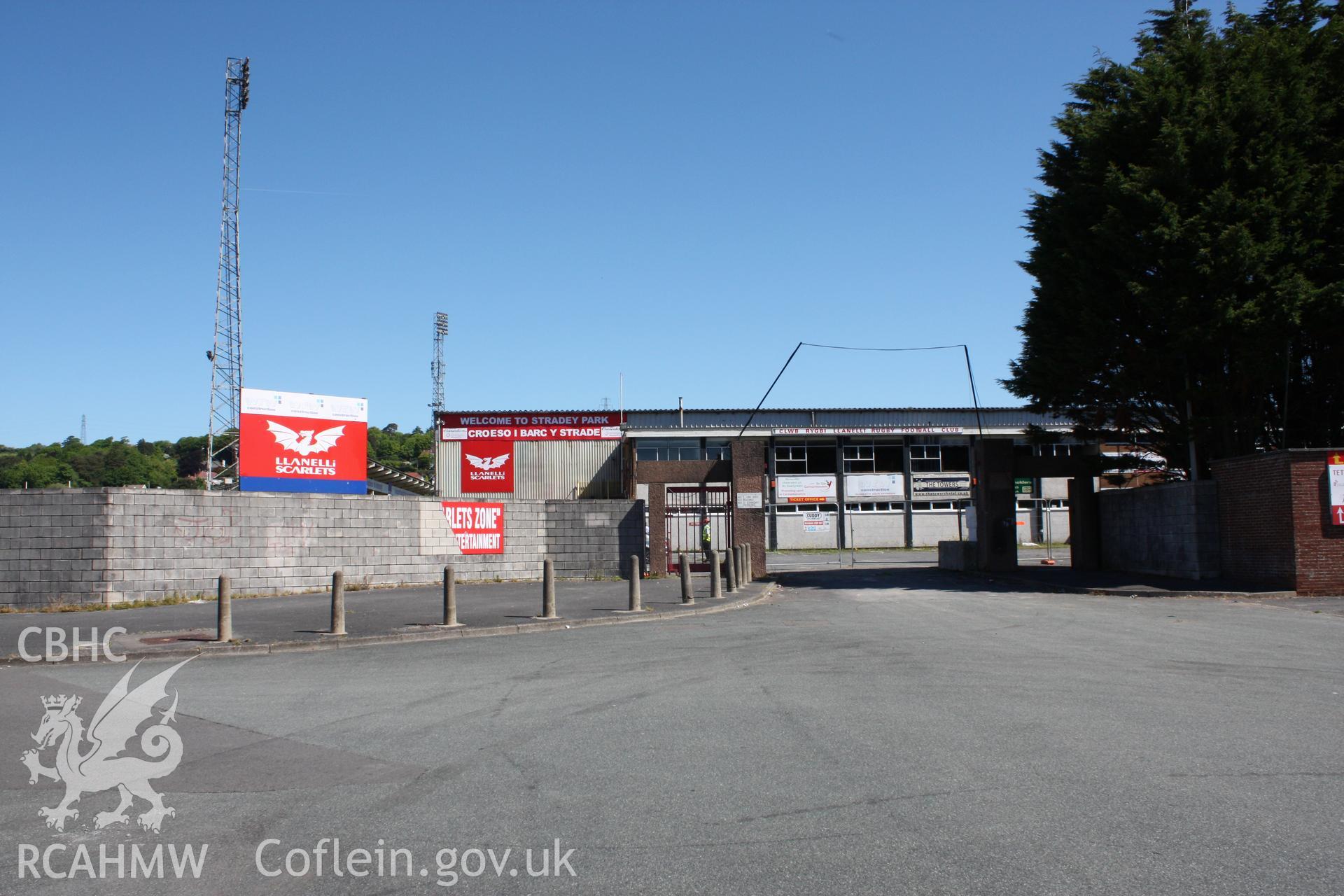 Main Entrance to Stradey Park.