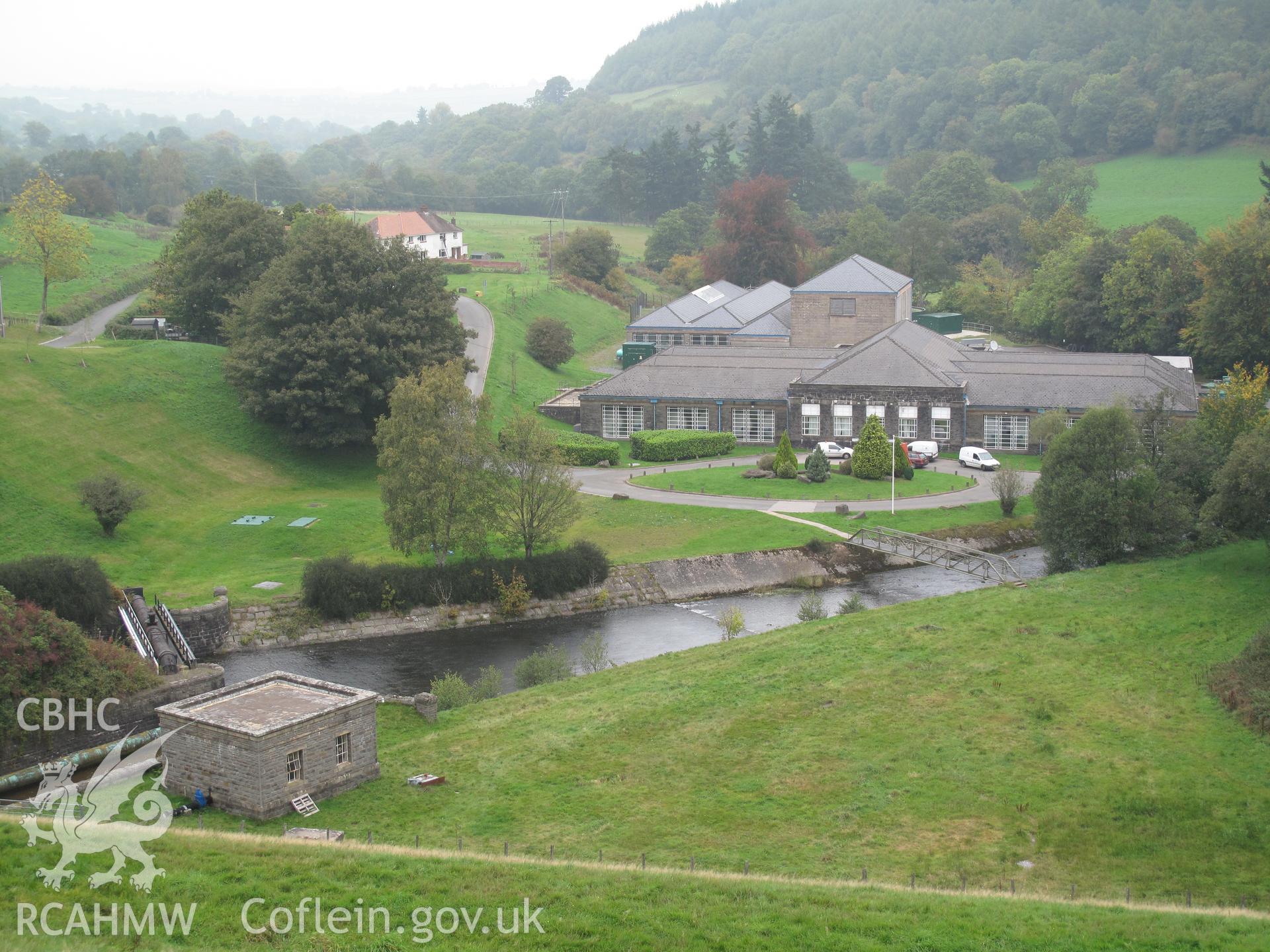 Treatment Works, Talybont Water Scheme, from the south, taken by Brian Malaws on 08 October 2010.