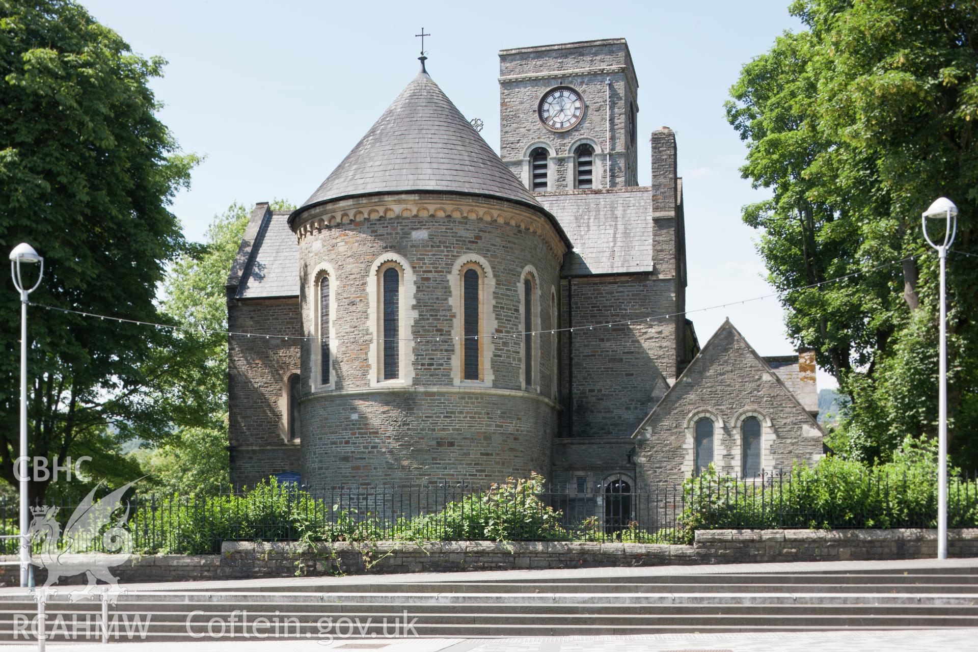 Exterior viewed from the east northeast.