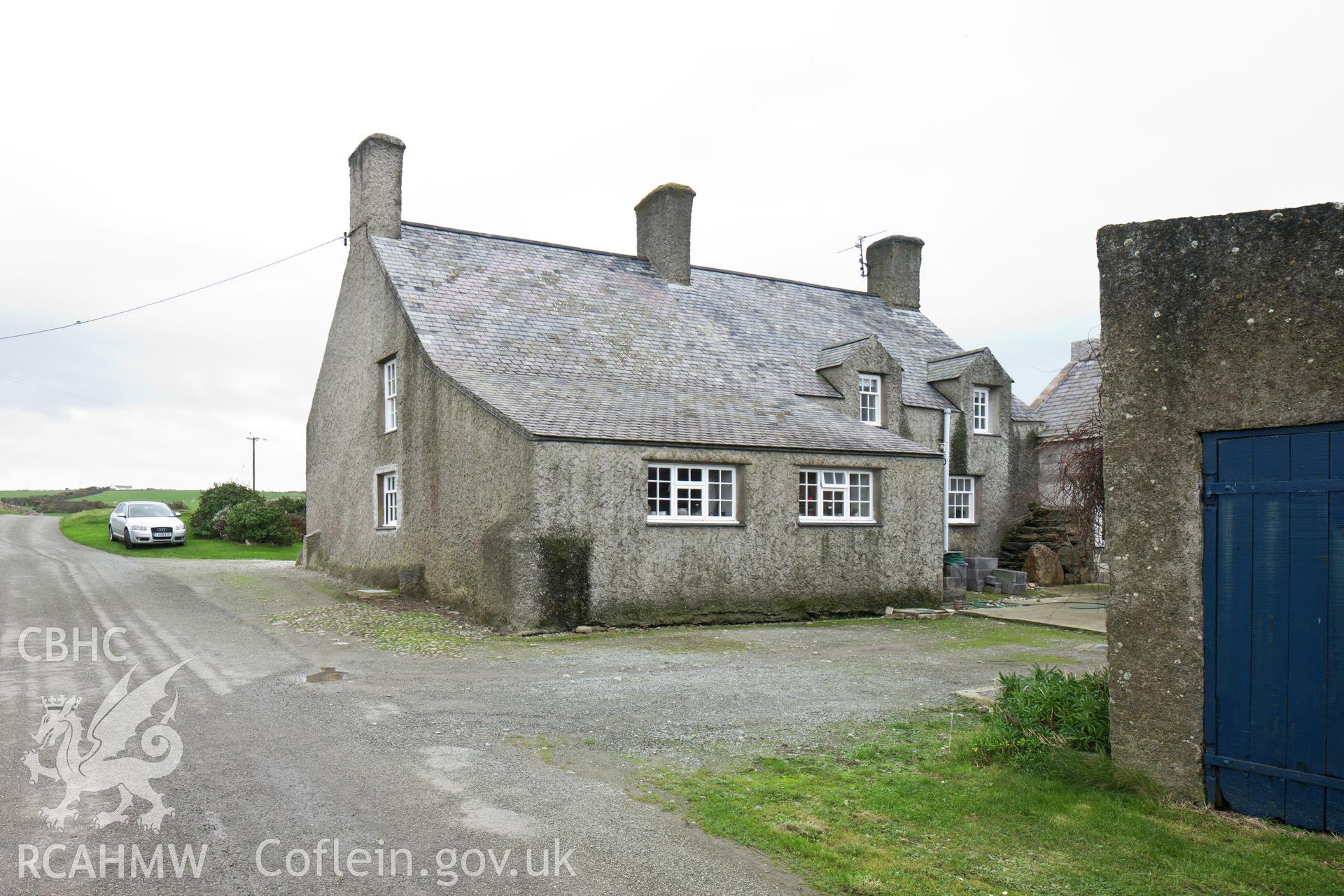 View from the west. Photograph of Trefadog taken by Iain Wright 18/11/2011