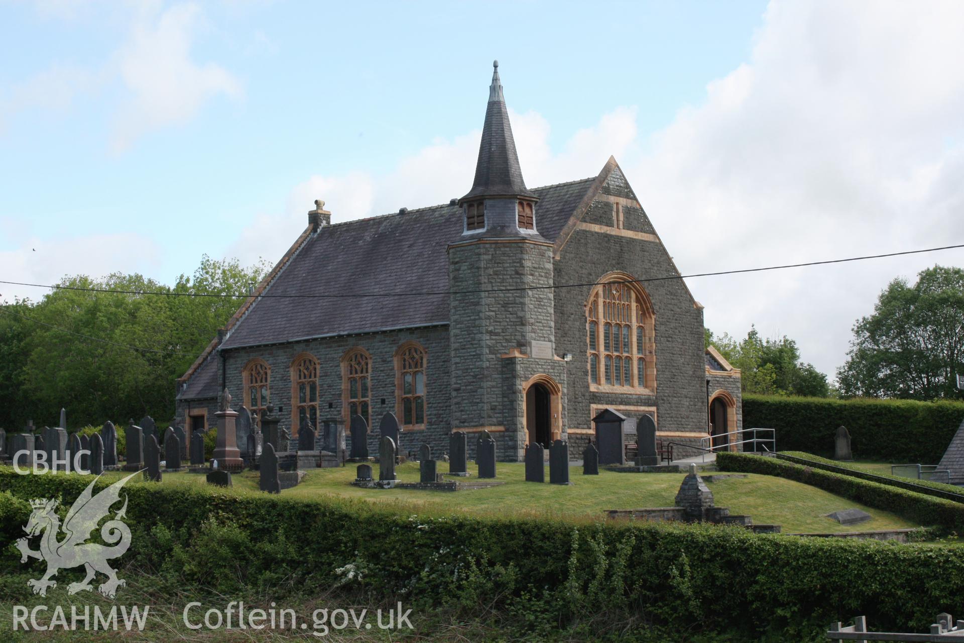 Brondeifi Unitarian Chapel, exterior view from the south-west.