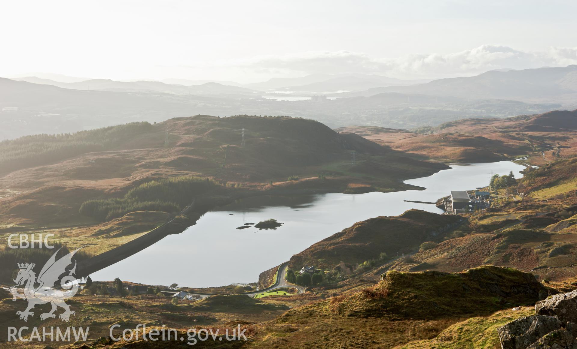 View from Craig yr Wrysgan, looking from the north.