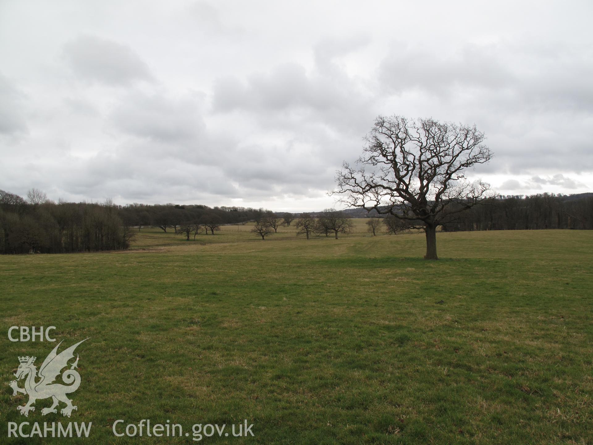 View of St Fagans battle site near Tregochas from the north taken by Brian Malaws on 27 February 2009.