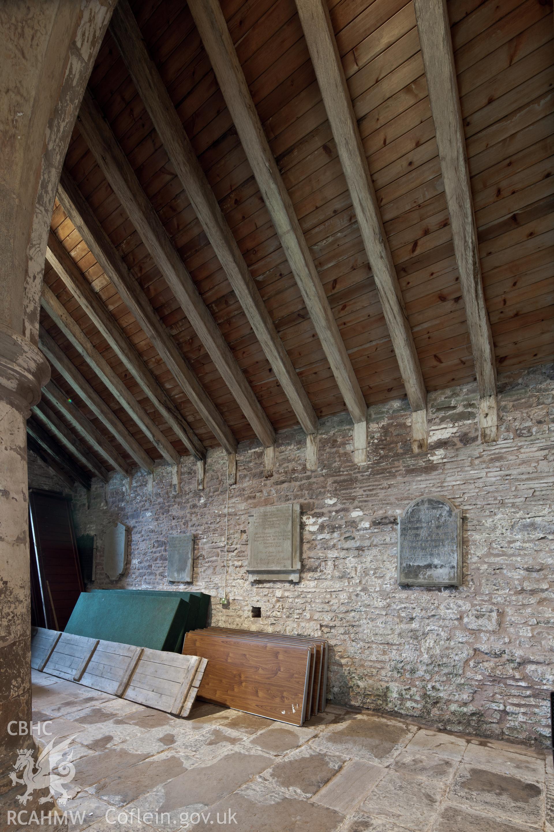 North aisle from the southeast.