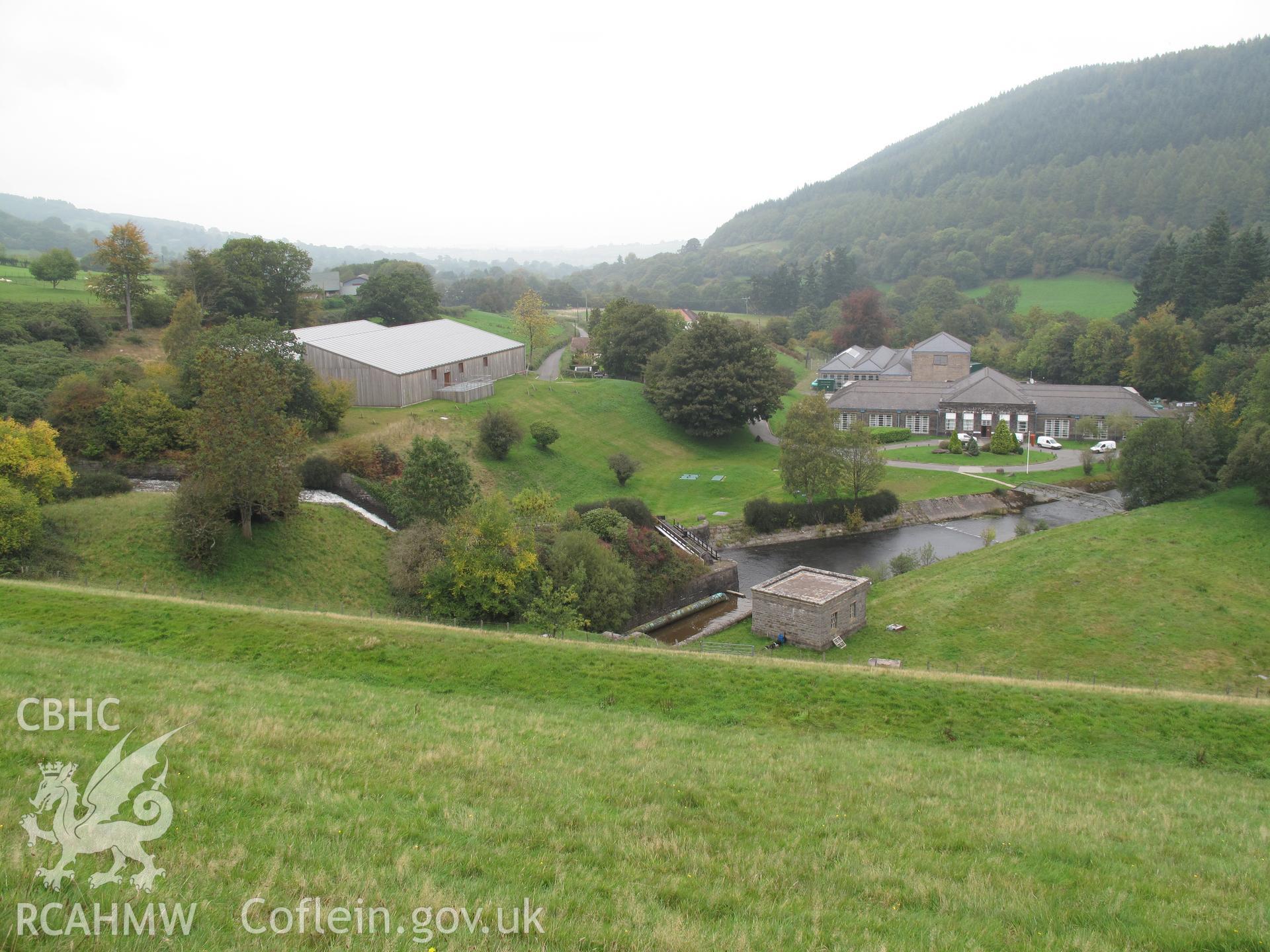 Treatment Works, Talybont Water Scheme, from the south, taken by Brian Malaws on 08 October 2010.