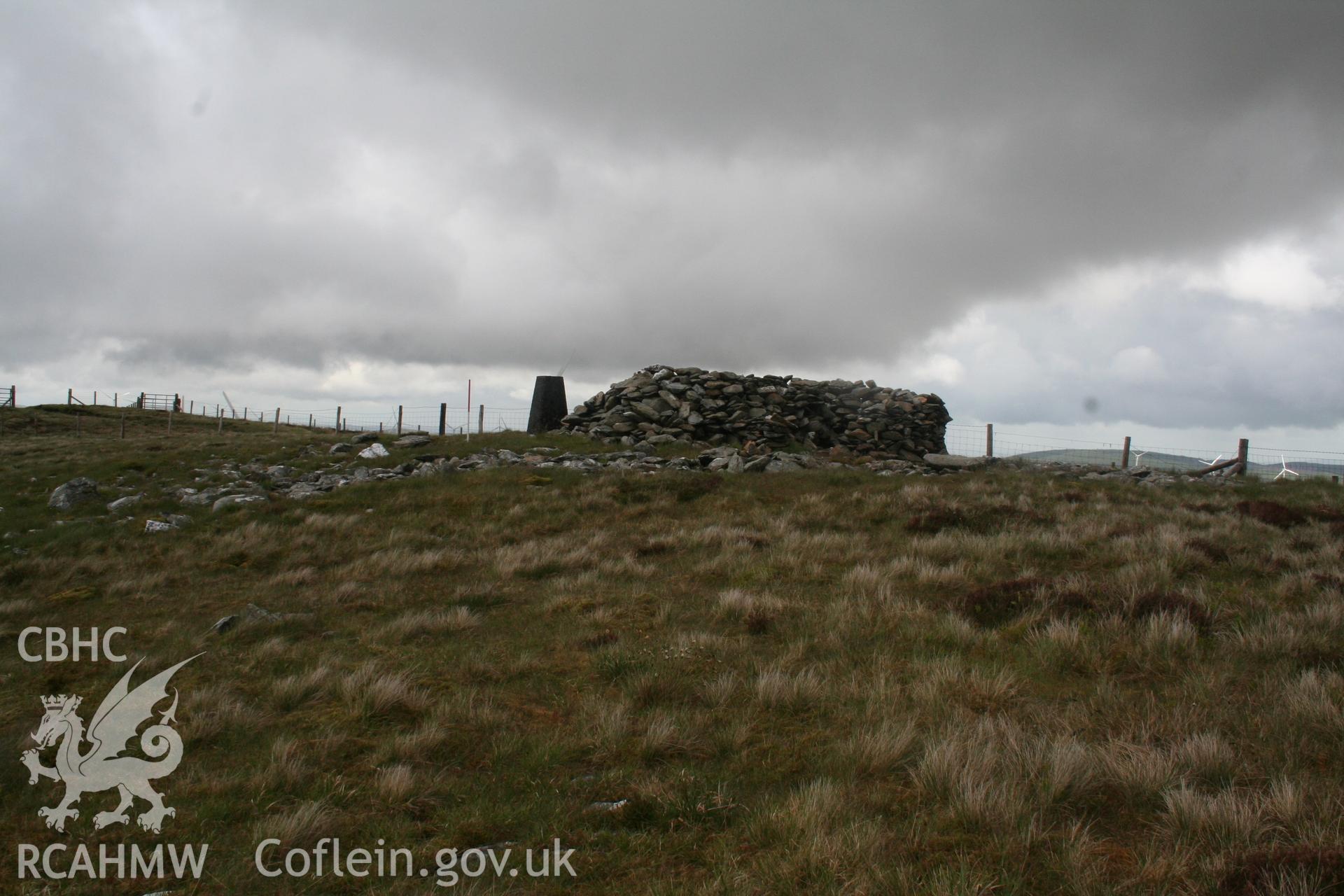 View from the south-west; 1m scale.