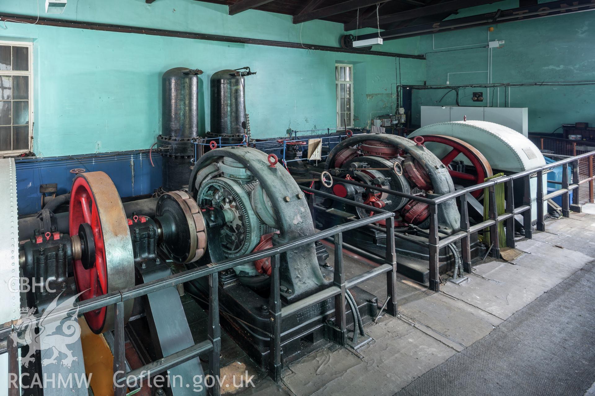 Interior, old generator mechanism