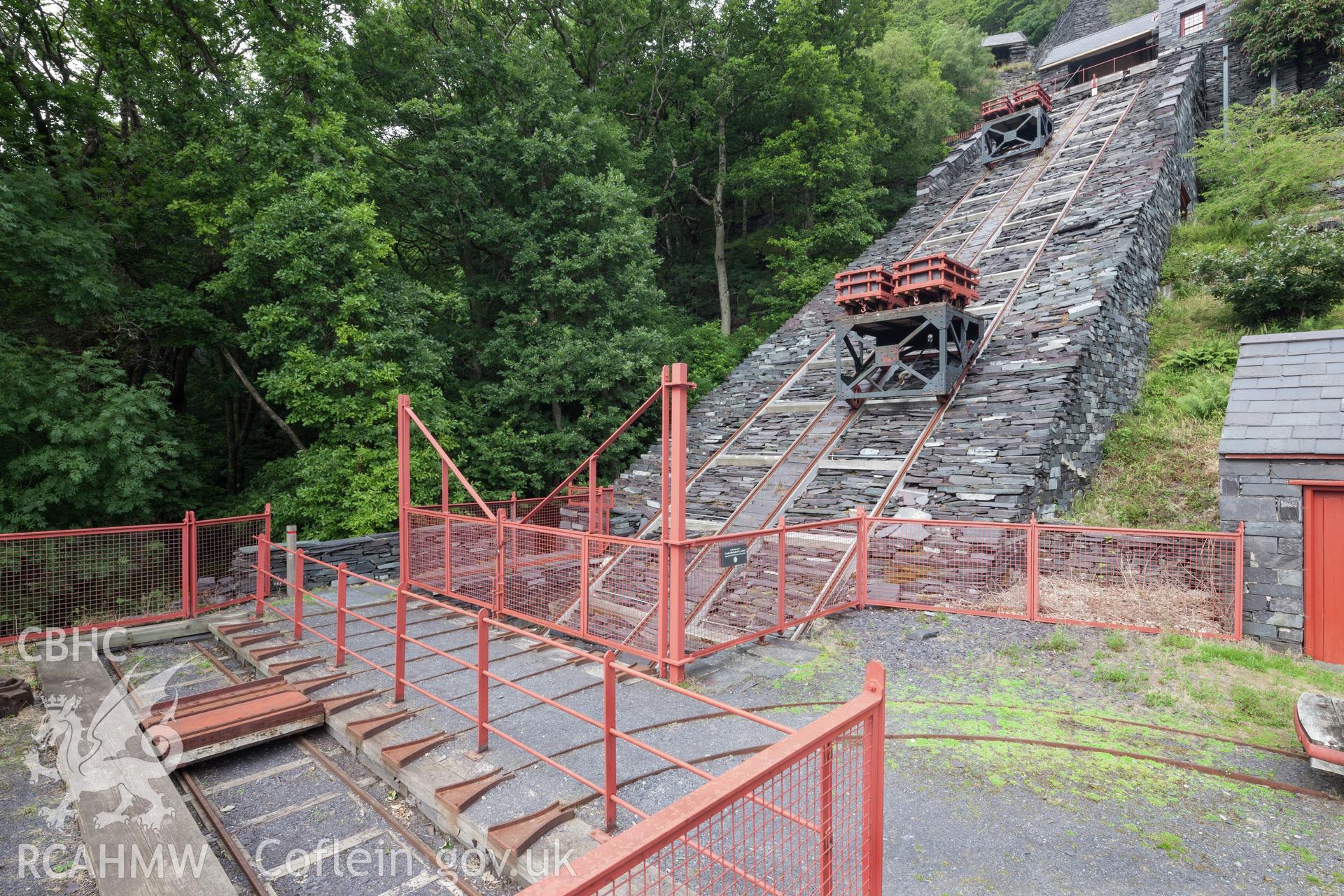 Incline bottom, loading platform