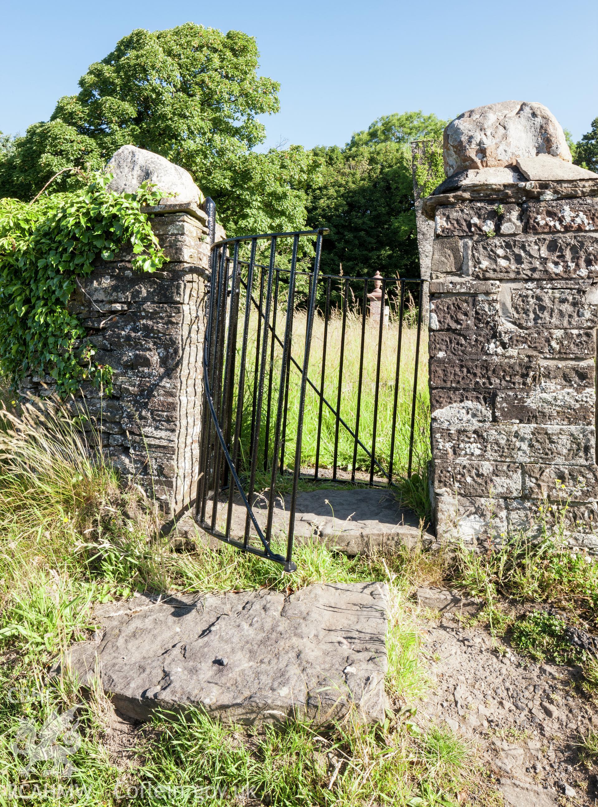 Locally made entrance gate