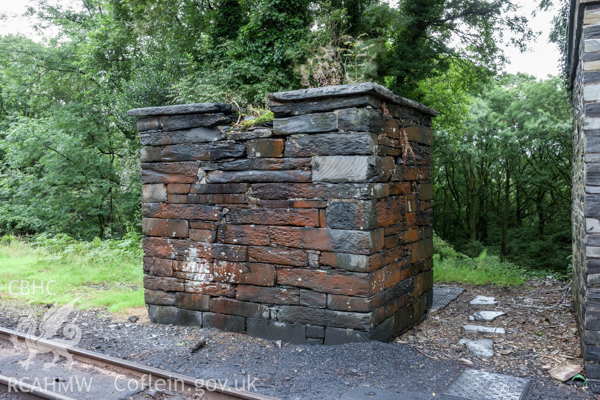 Stone base for old water tank