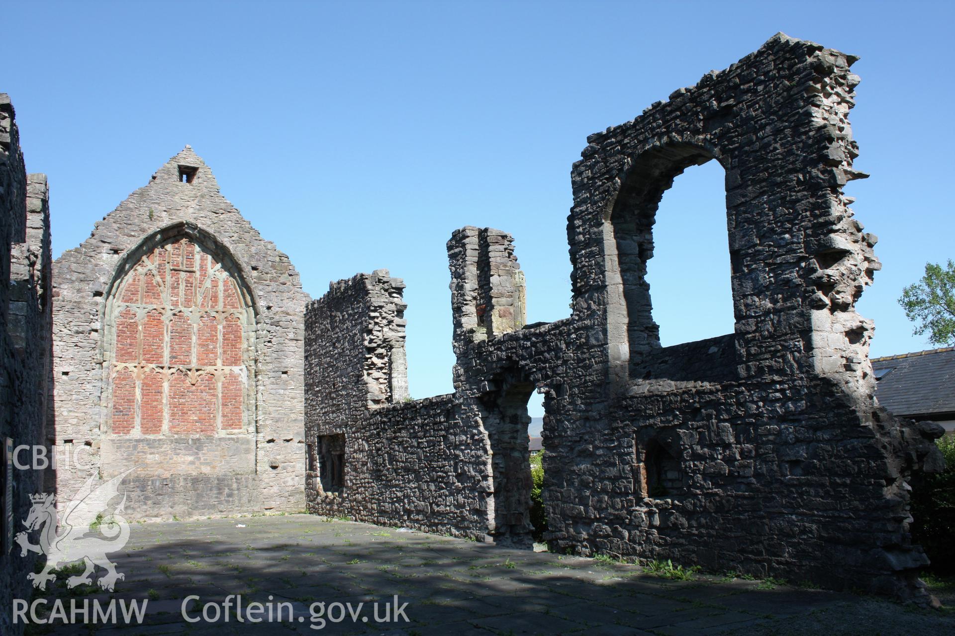 St Mary's Church, The Carmelite Friary, looking south-east.