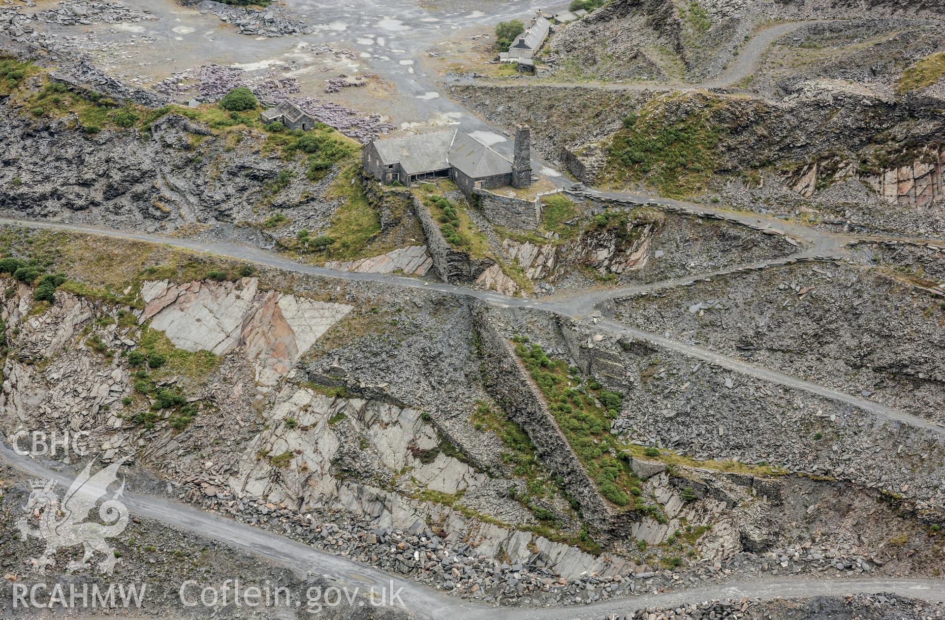 Detail of incline and winding house from Allt Fawr