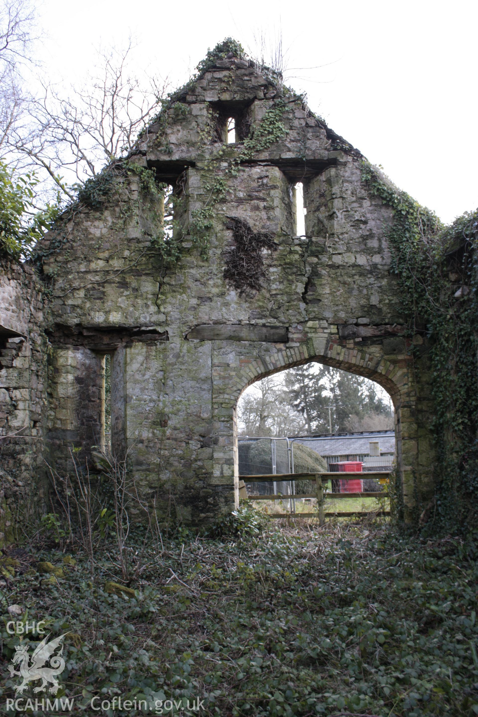 Internal; internal view of east elevation