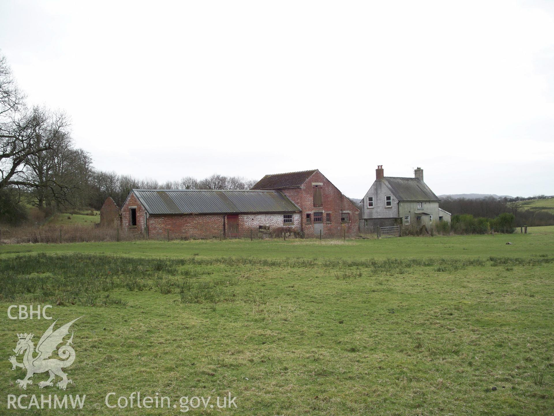 Waun Las Farmstead, from the north-east.