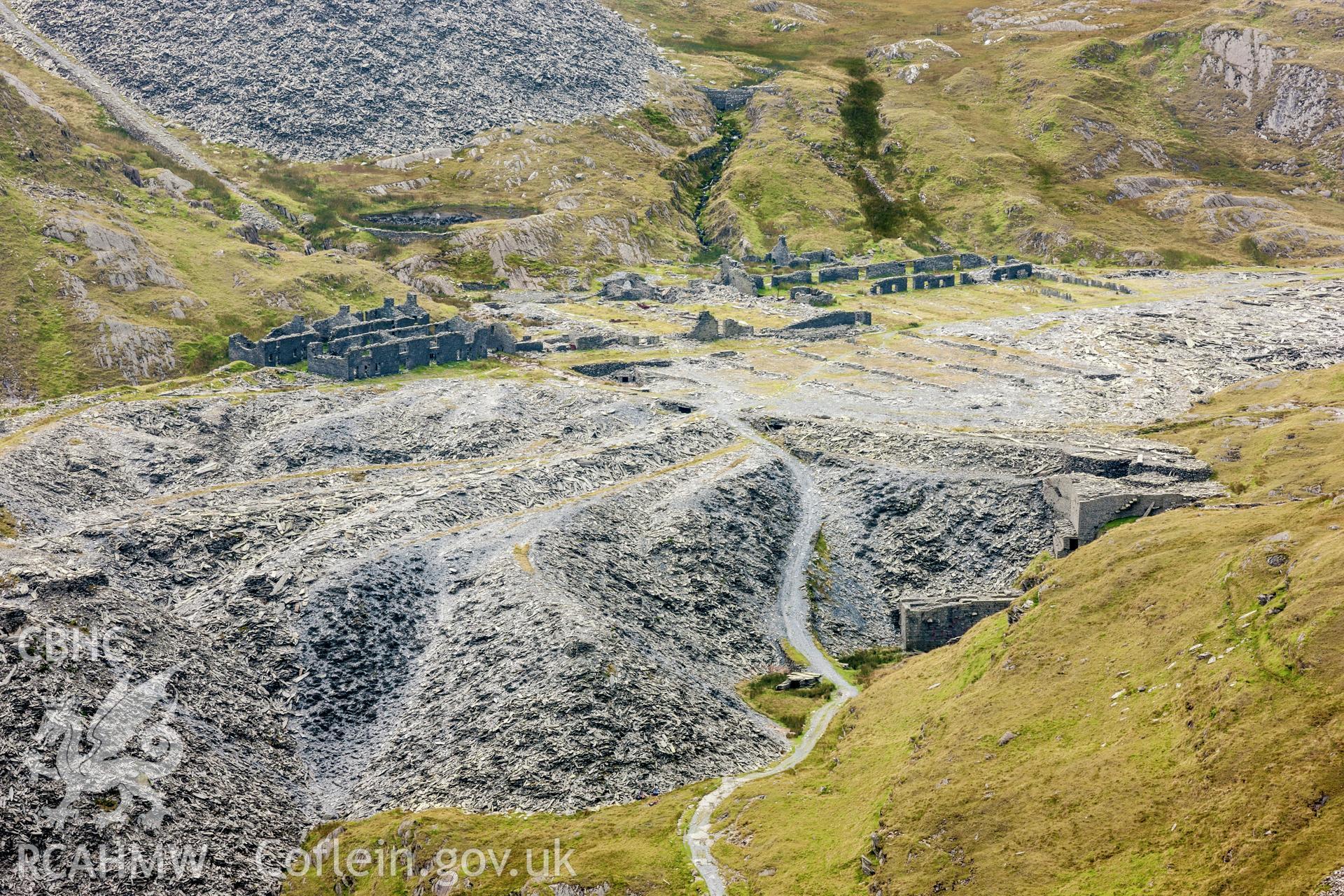 View of quarry buildings from the north northeast