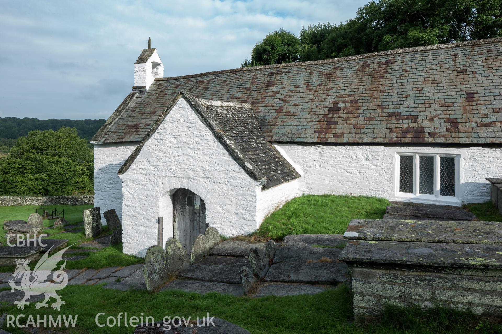 Church porch from the east southeast