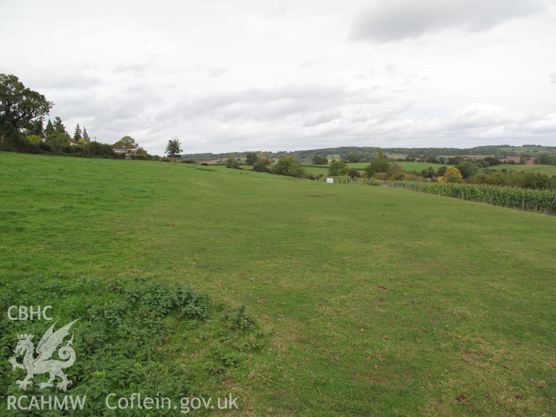 Possible site of the Battle of Grosmont from the south, taken by Brian Malaws on 26 September 2011.