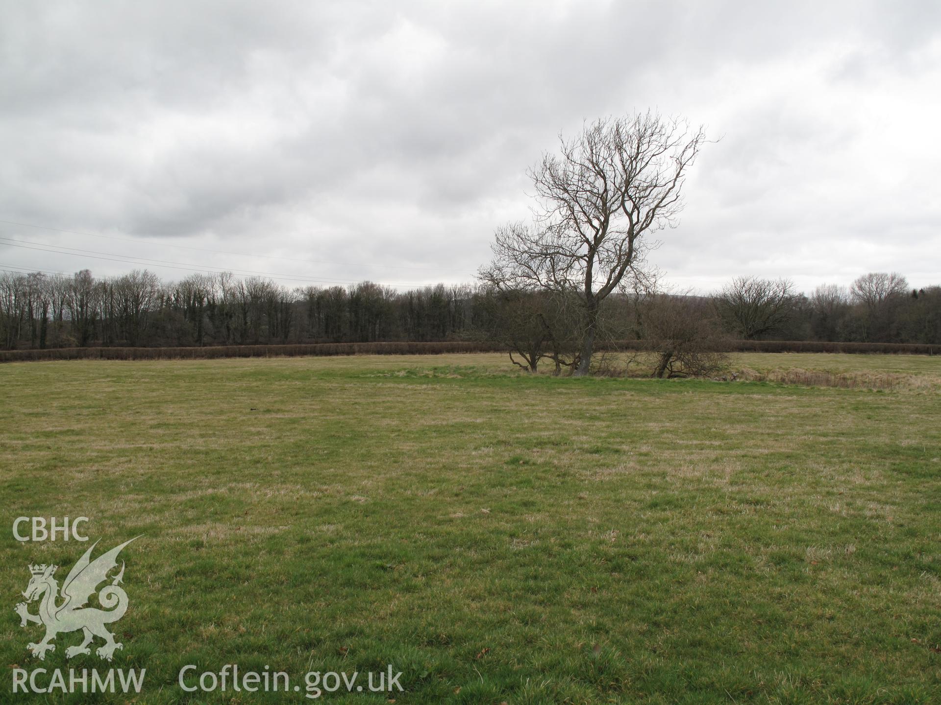 View of St Fagans battle site near Tregochas from the northwest taken by Brian Malaws on 27 February 2009.