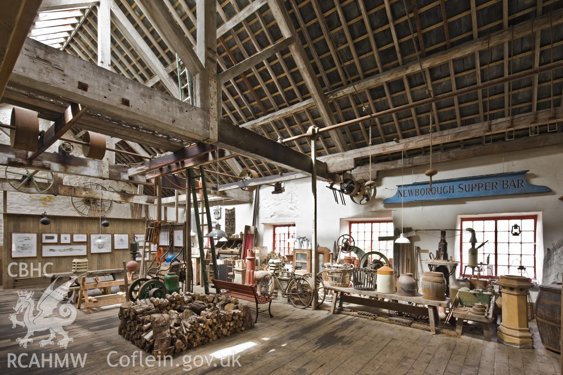 Interior of mill from the northeast.