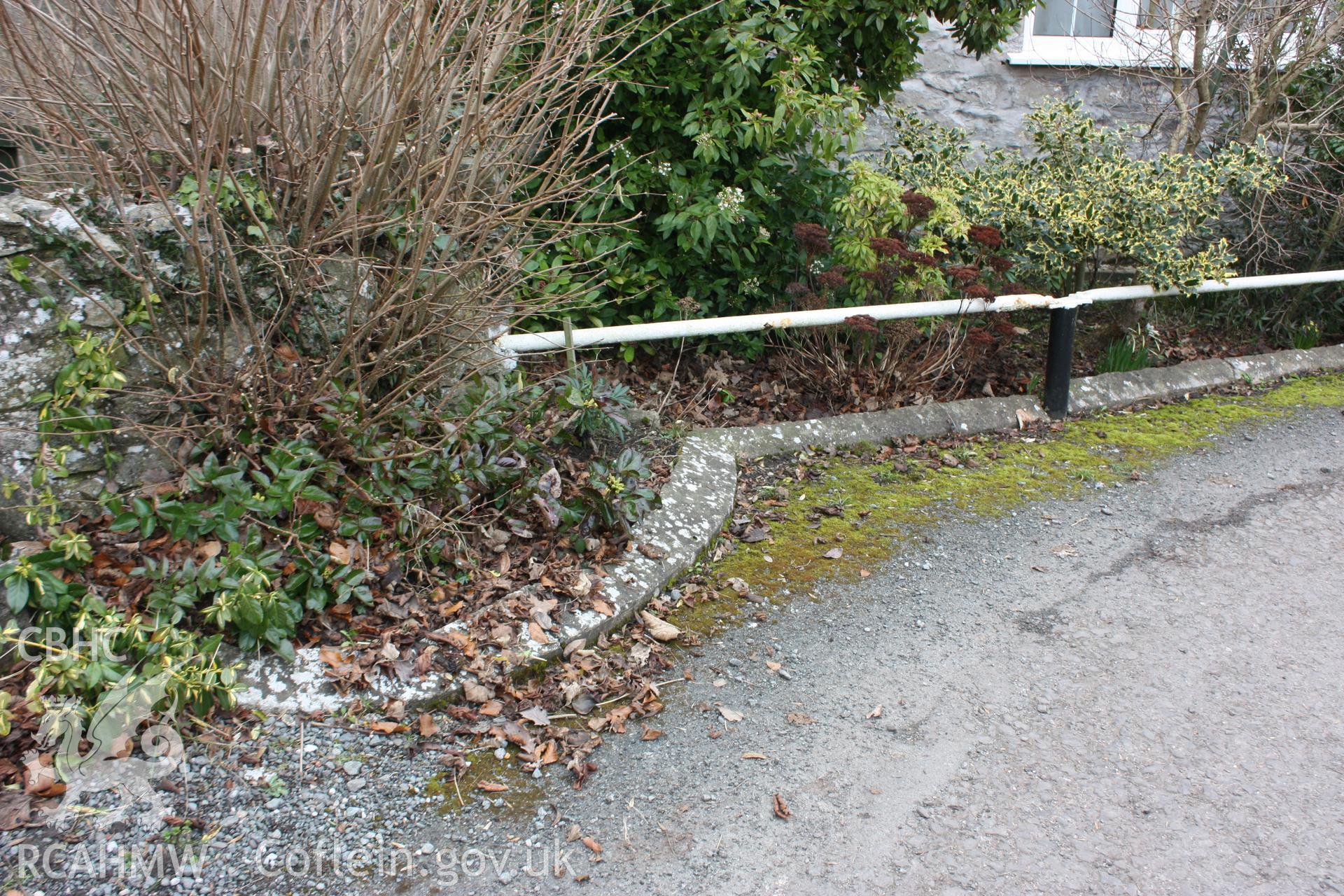 Road at Pen-y-graig, leading from former quarry offices into Froncysyllte village and ultimately to the Telford Road (modern A5).