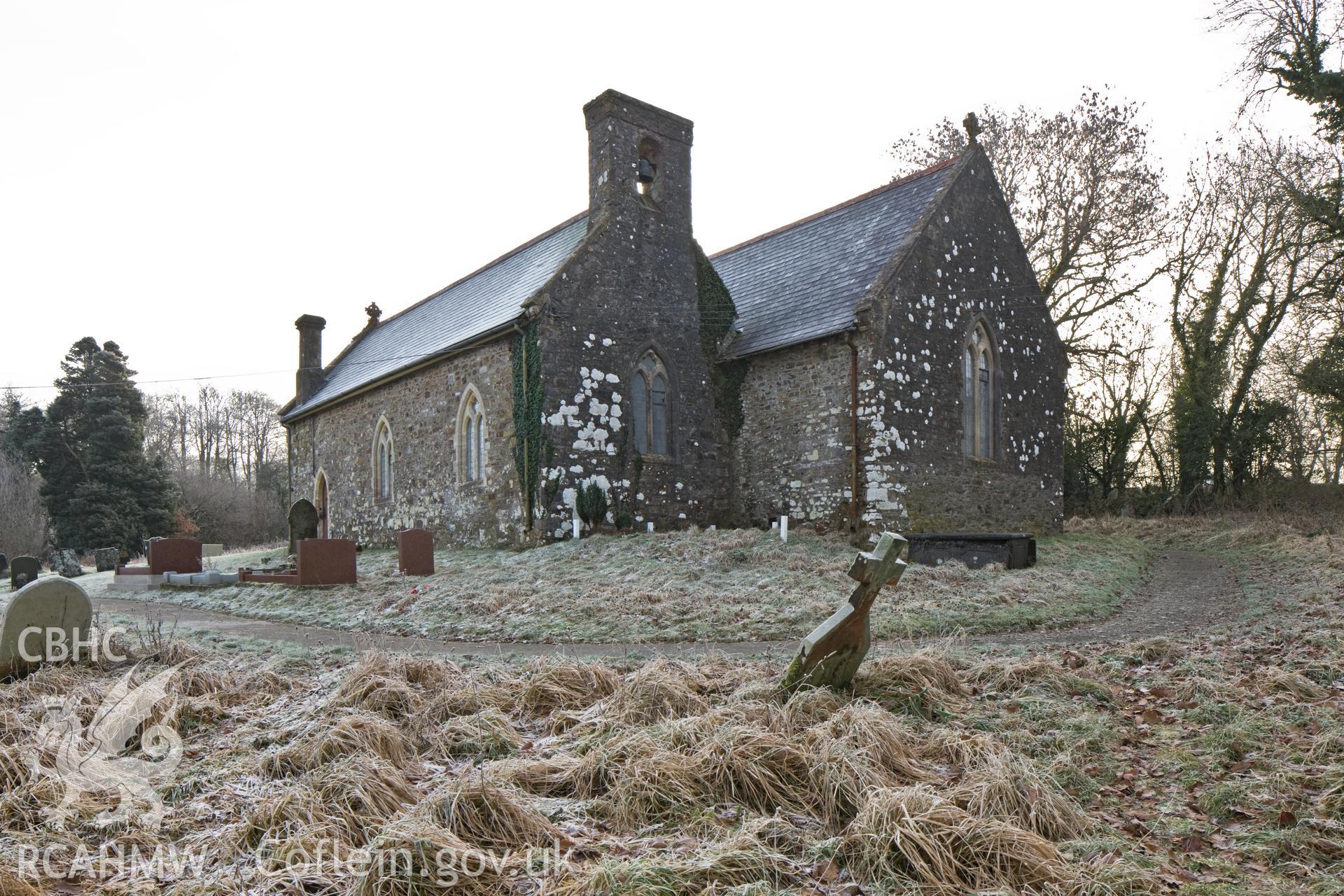 Exterior from the northwest.