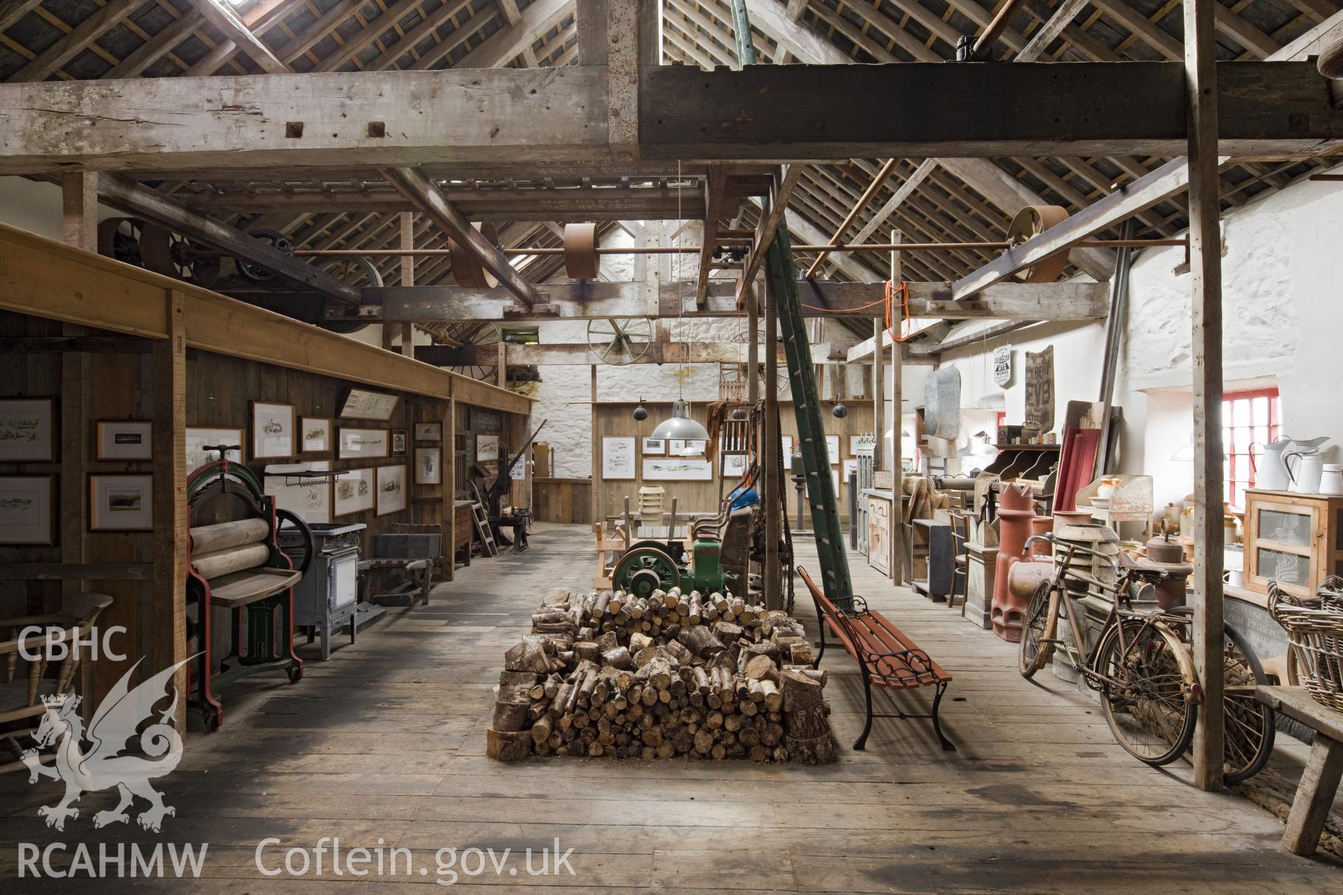 Interior of mill from the north.