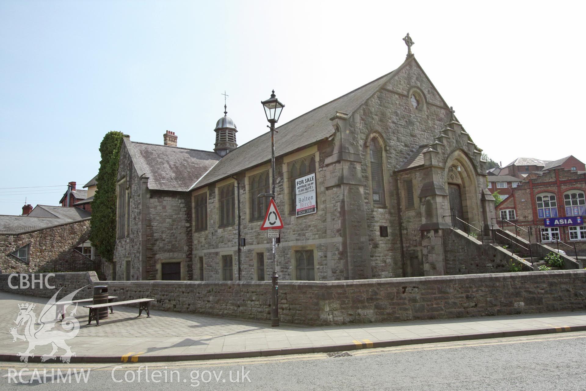 Church Hall, Lentern Pool from the north-west