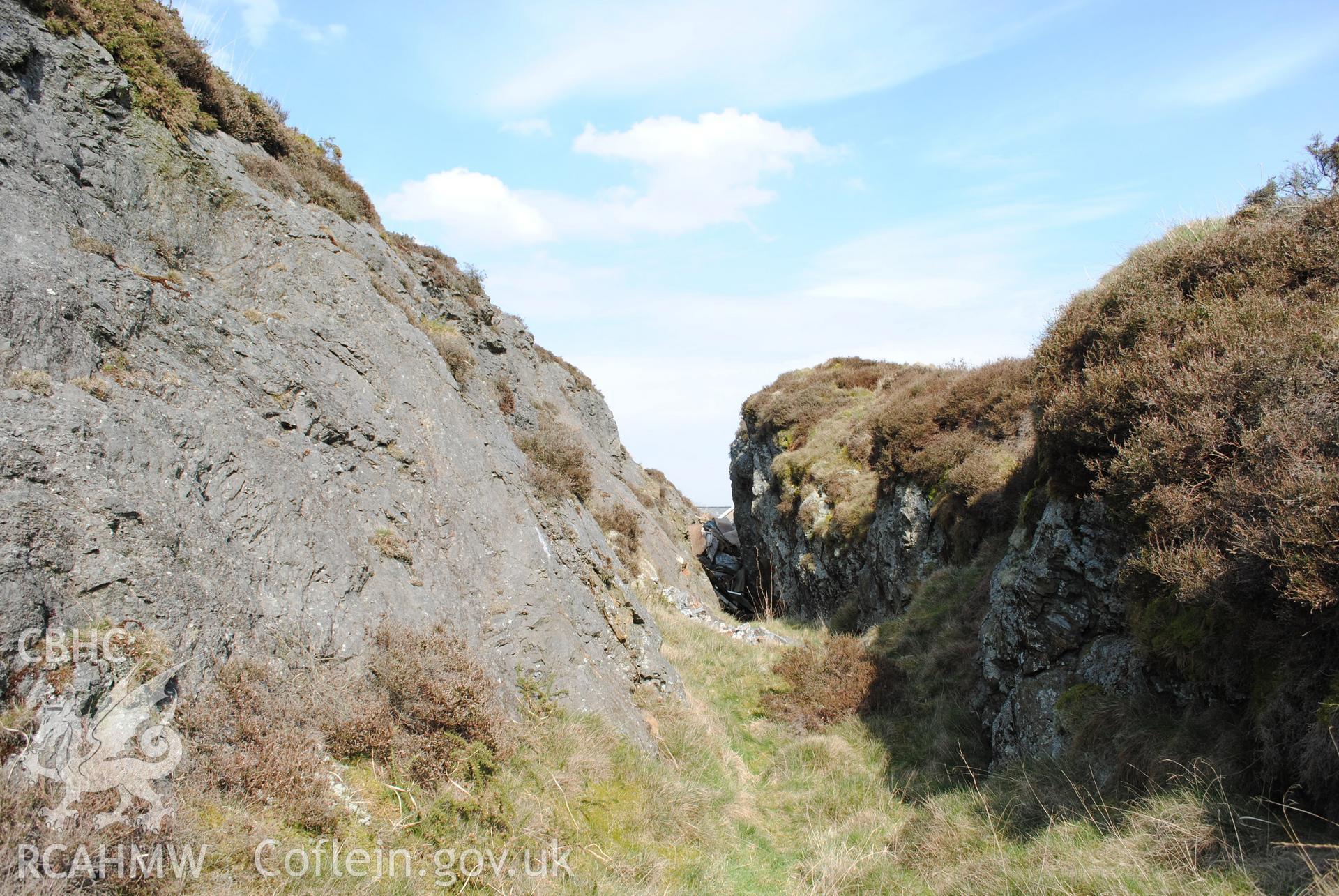 View of open cut