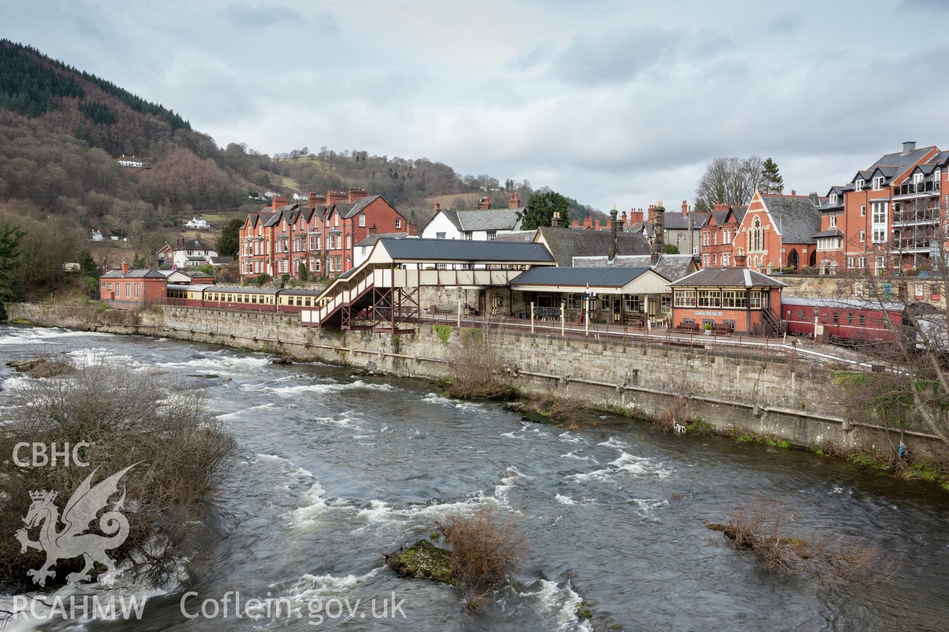 View from the southeast, from the bridge