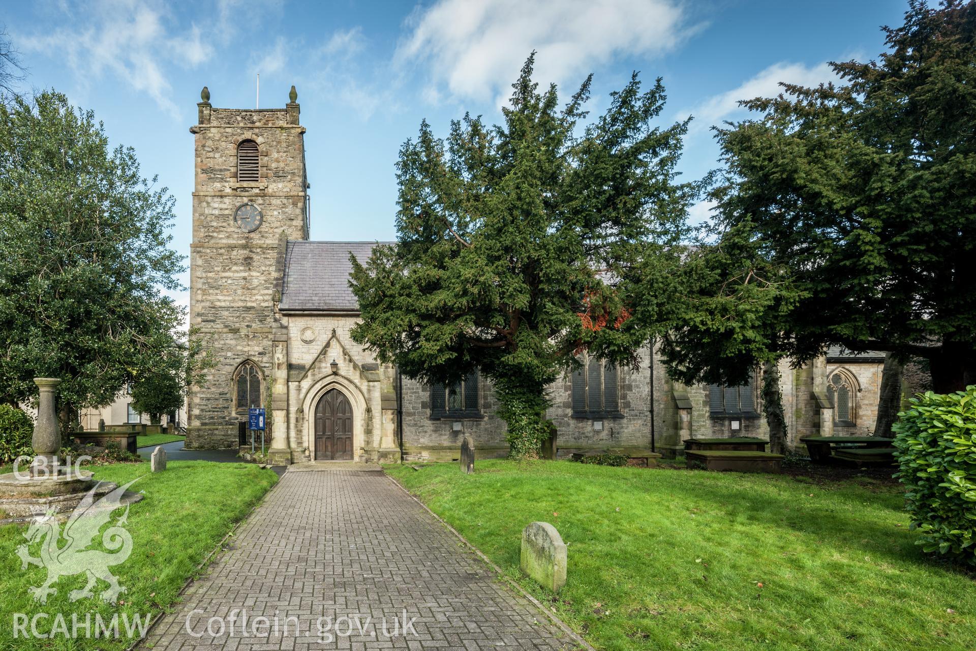 View looking north from the lych gate