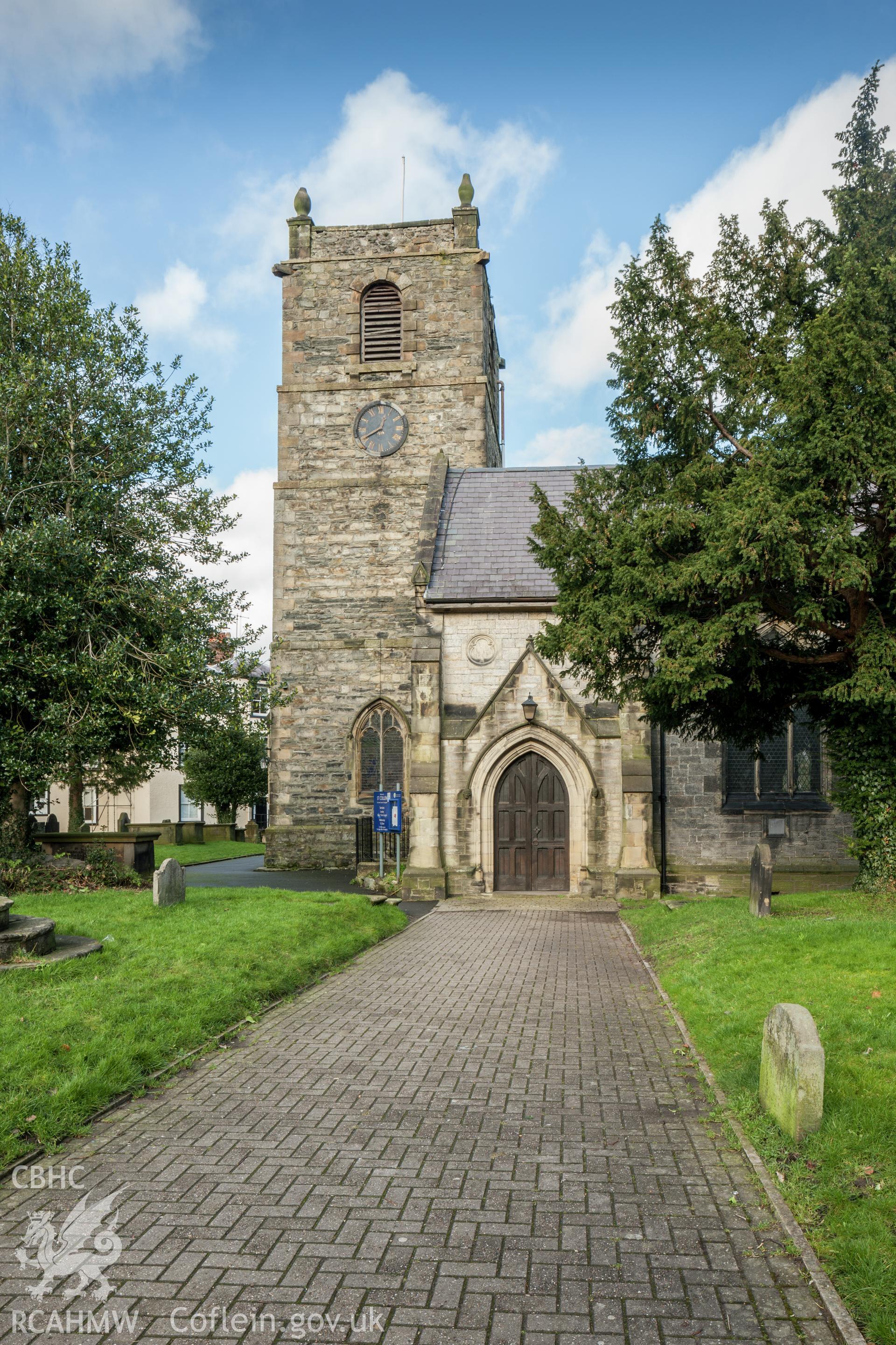 View looking north from the lych gate