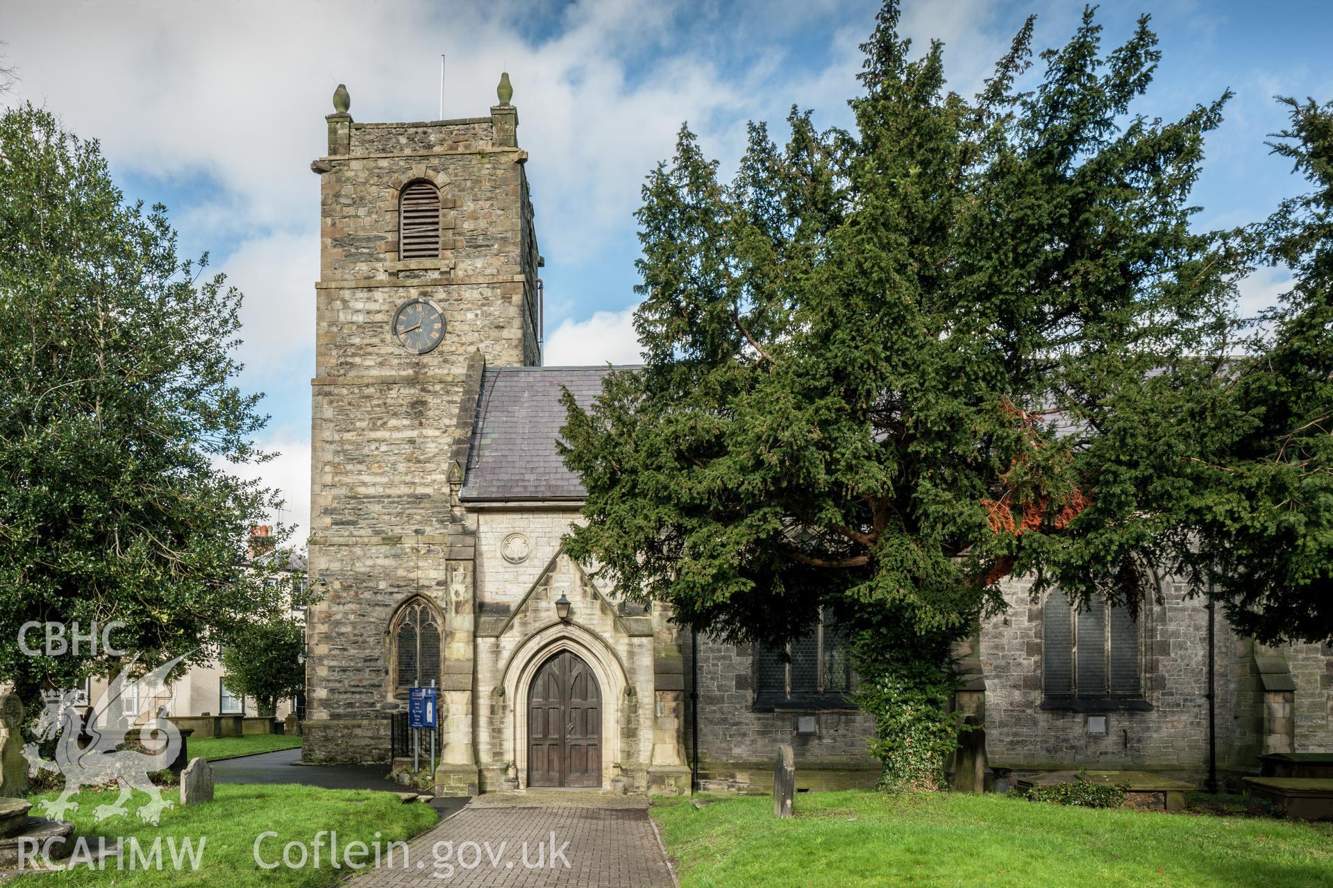 View looking north from the lych gate