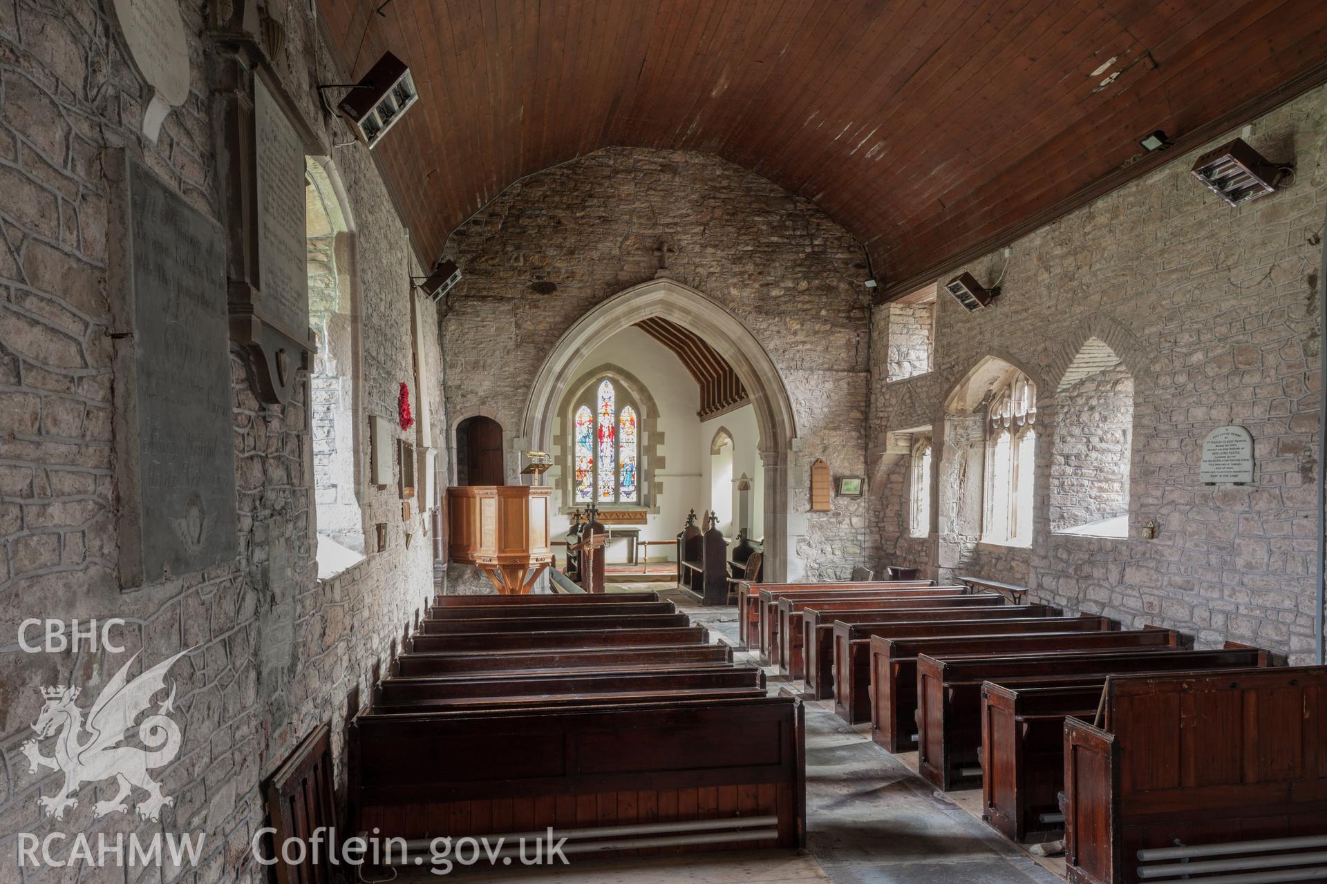 Interior from the east