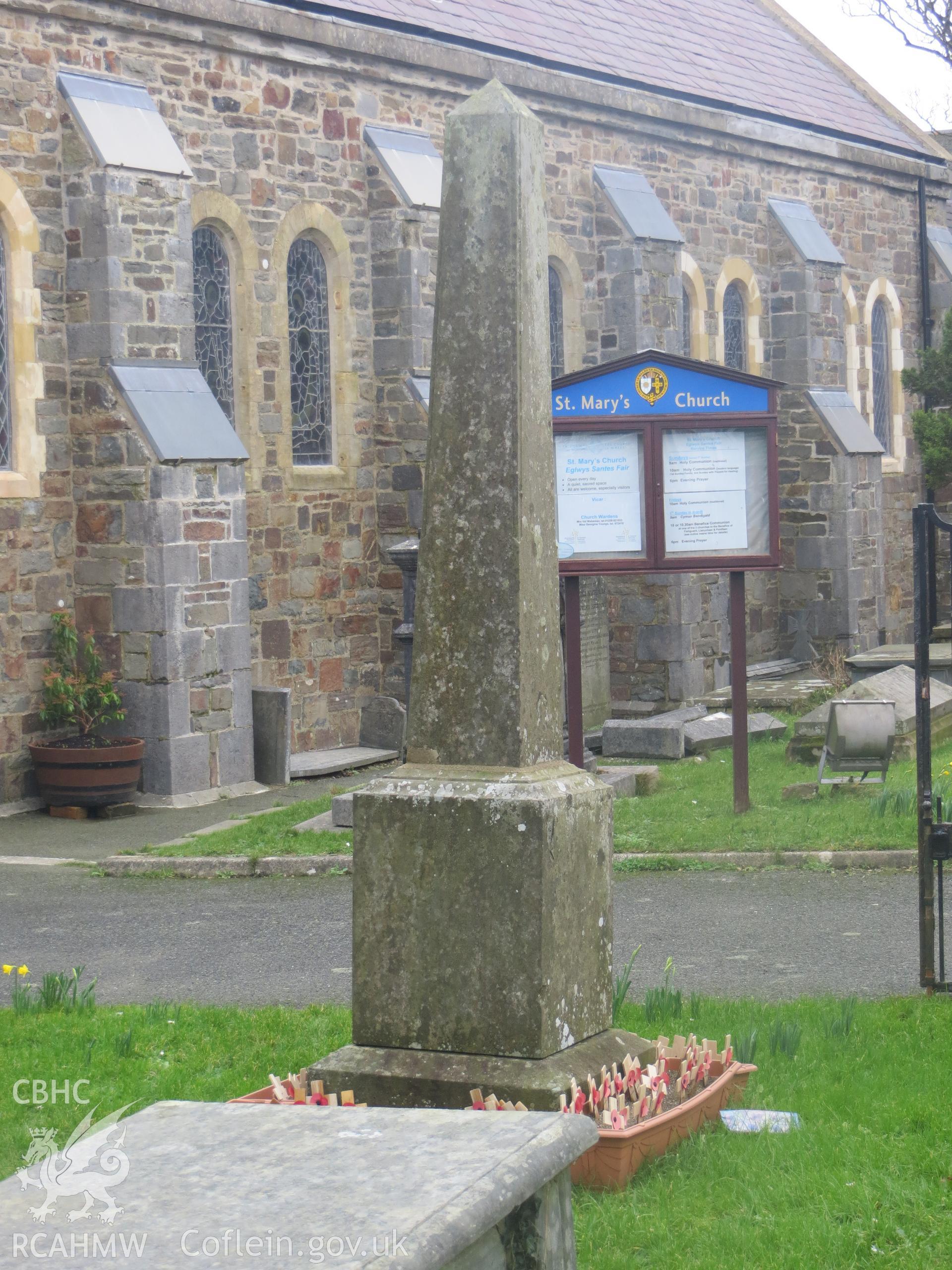 Churchyard setting.